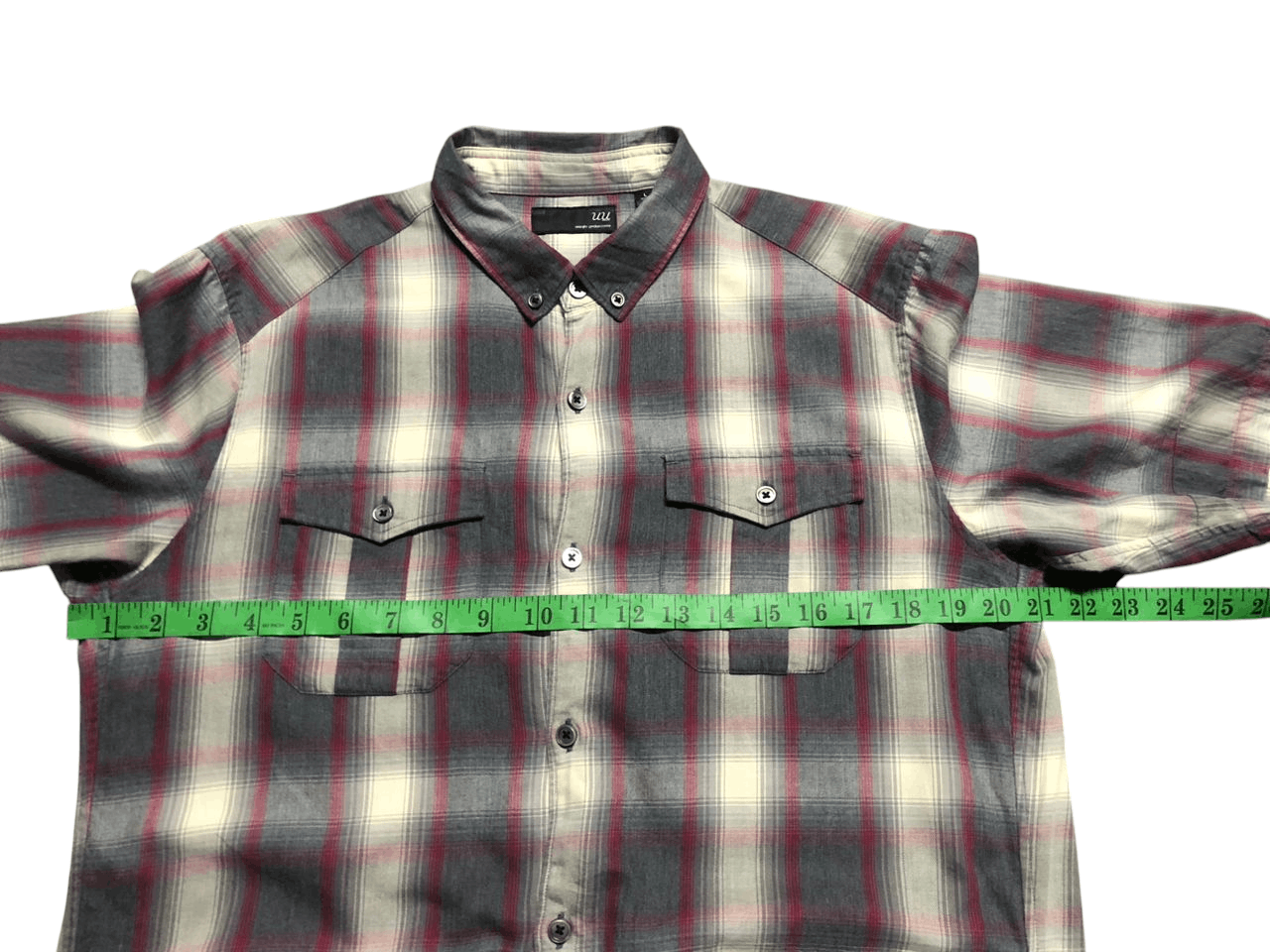 Undercover × Uniqlo Uniqlo Undercover Shadow Plaid Shirt Button Up Size US M / EU 48-50 / 2 - 16 Thumbnail