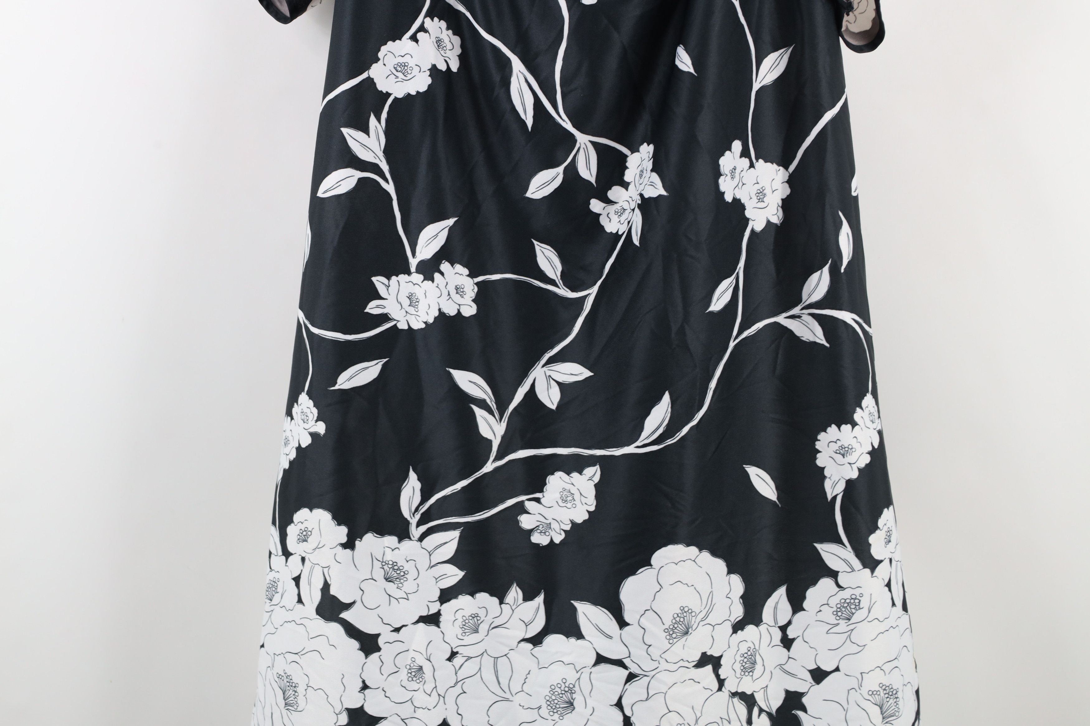 Vintage Vintage 90s Streetwear Flower Knit Dress Polyester USA Size M / US 6-8 / IT 42-44 - 14 Thumbnail
