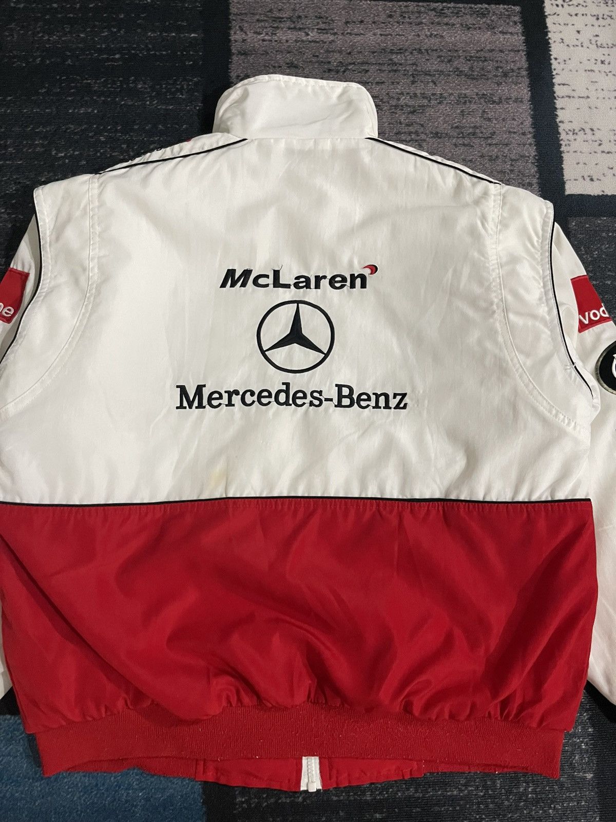 Mercedes-Benz Vintage Mercedez Benz Mc Laren Vodafone Racing Jacket Size US XL / EU 56 / 4 - 21 Thumbnail