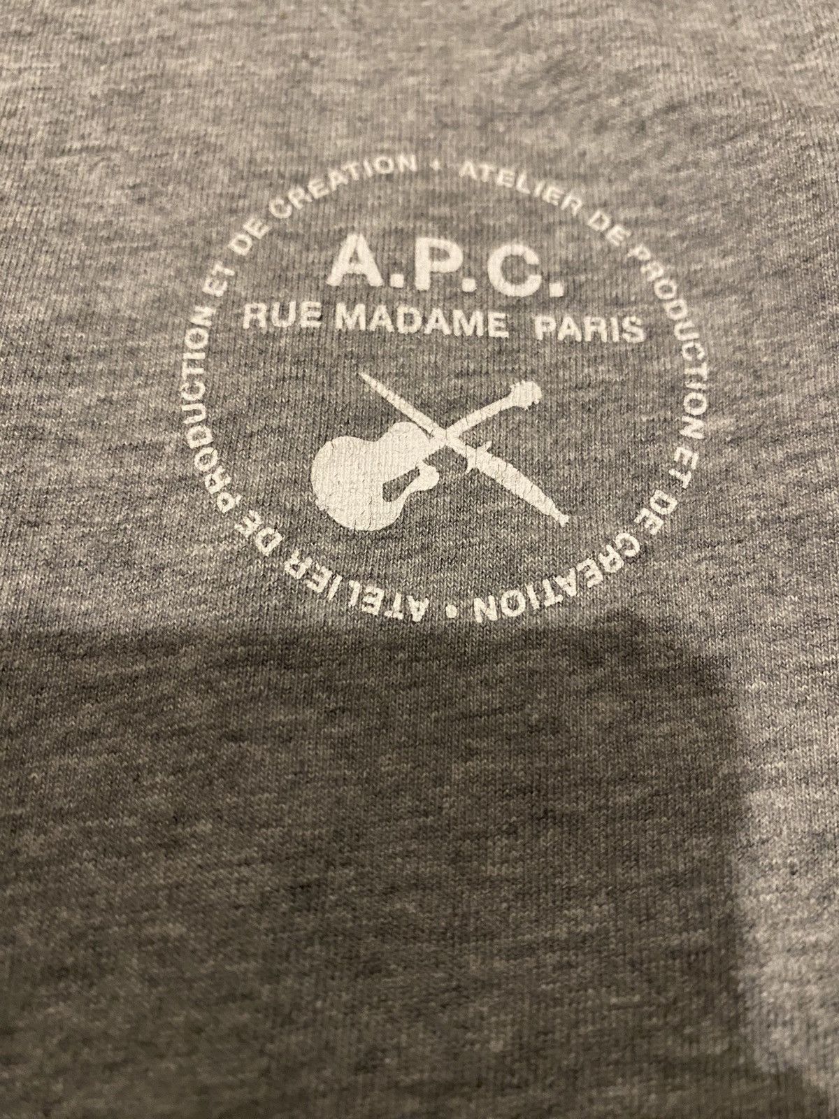 A.P.C. APC Rue Mademe Paris t.shirt Size US M / EU 48-50 / 2 - 2 Thumbnail