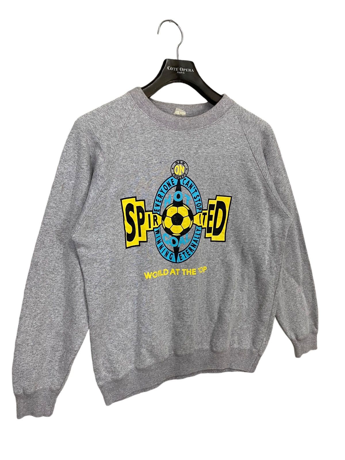 Vintage Vintage 90s football university club sweatshirt crewneck Size US L / EU 52-54 / 3 - 2 Thumbnail