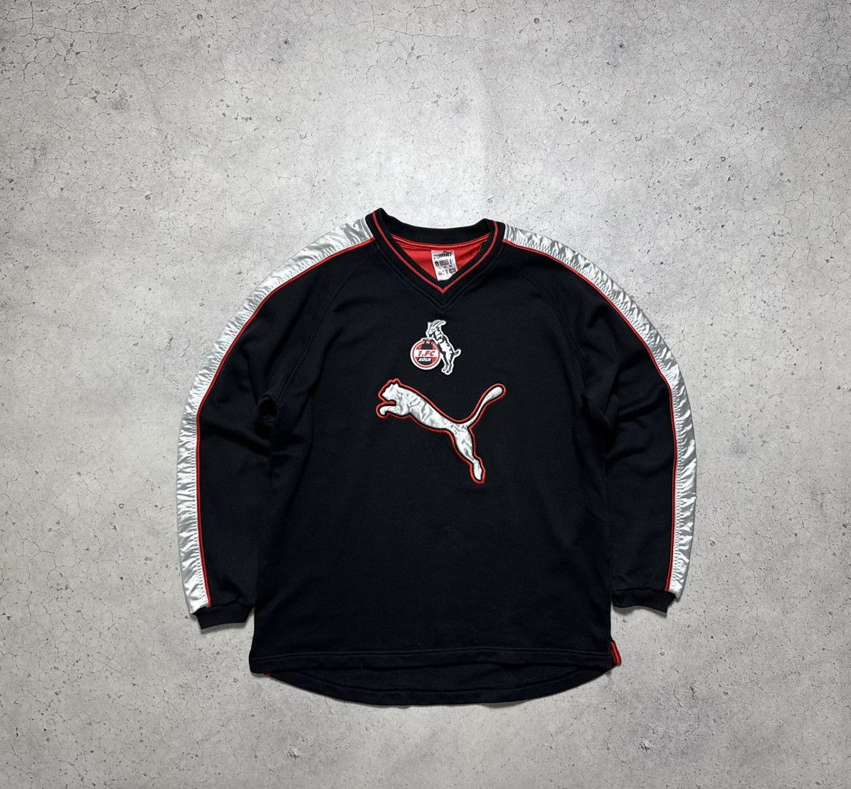 Puma Puma FC Koln Black Big Logo Retro Football Sweatshirt Size US XXL / EU 58 / 5 - 1 Thumbnail