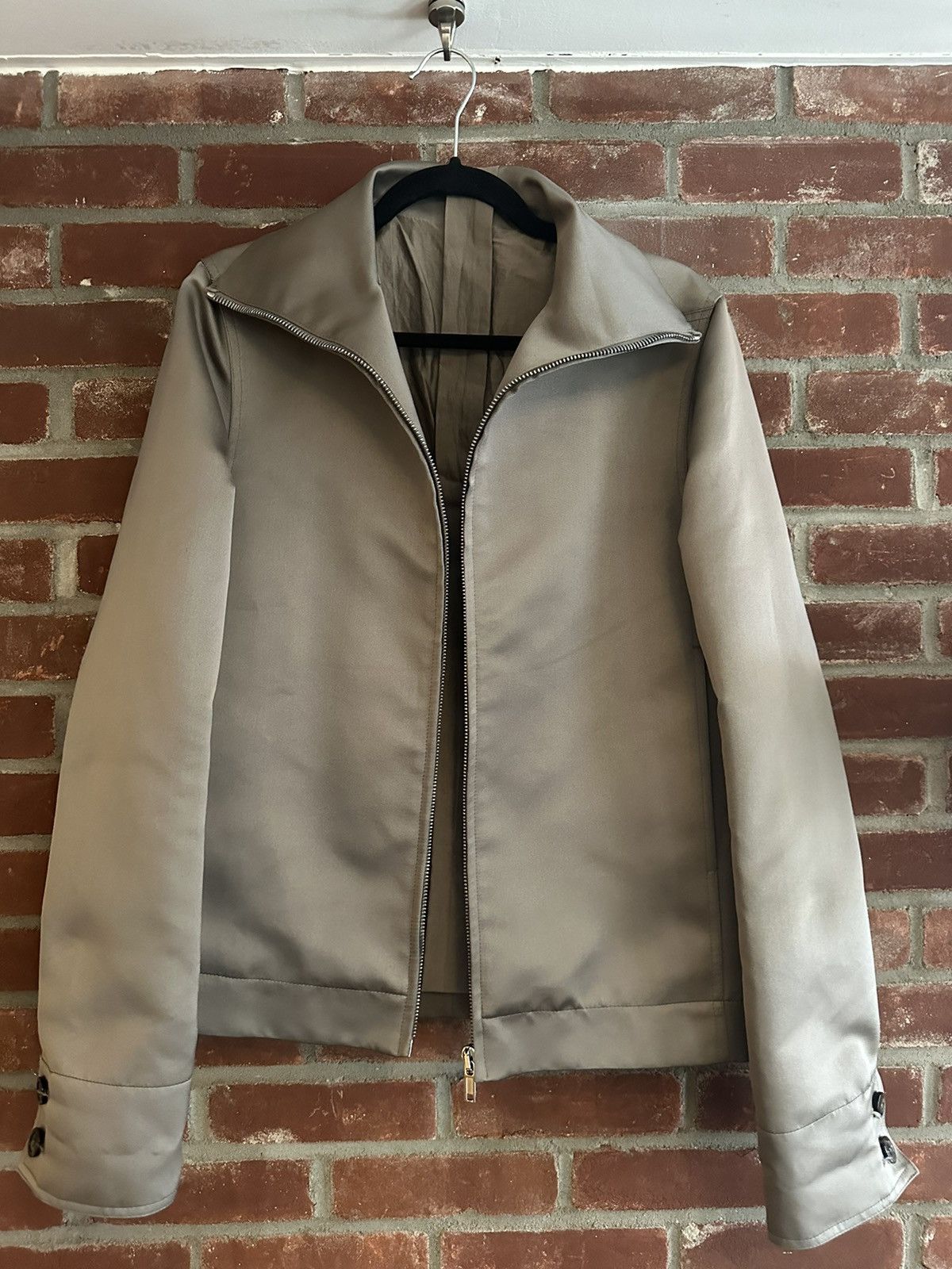 Pre-owned Rick Owens Ss17 - Tabard Jacket Dark Dust (mainline Sample)