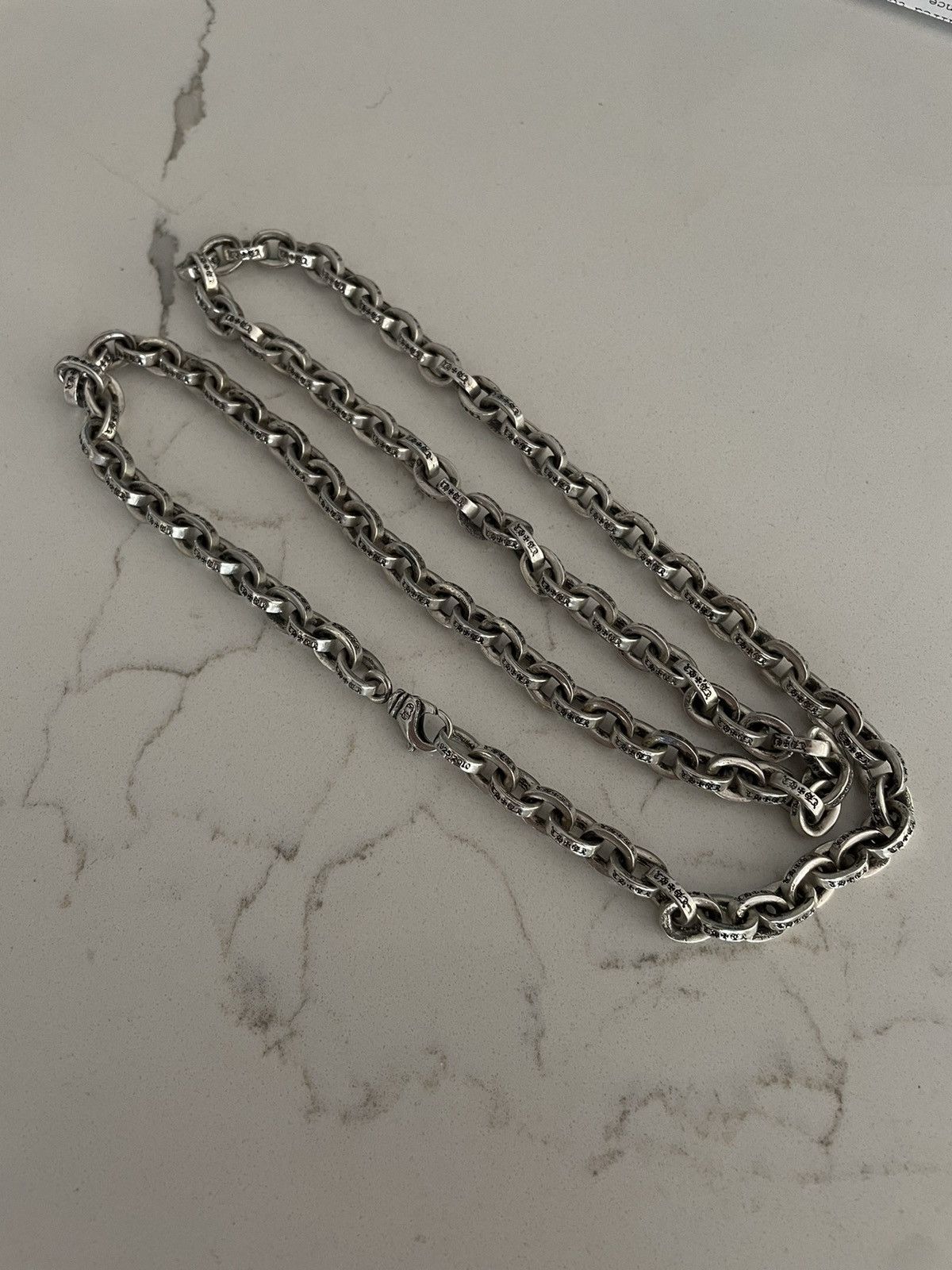 Chrome Hearts XL Chrome hearts large Paper chain necklace chain | Grailed