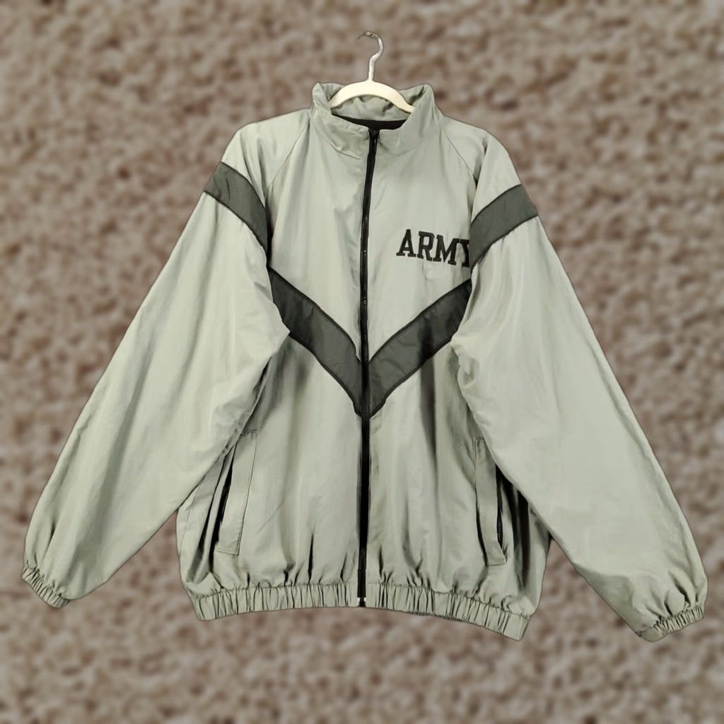 Propper PROPPER Army Jacket Mens Large Long Physical Fitness Uniform Gray Full Zip Military Tall Size US L / EU 52-54 / 3 - 1 Thumbnail