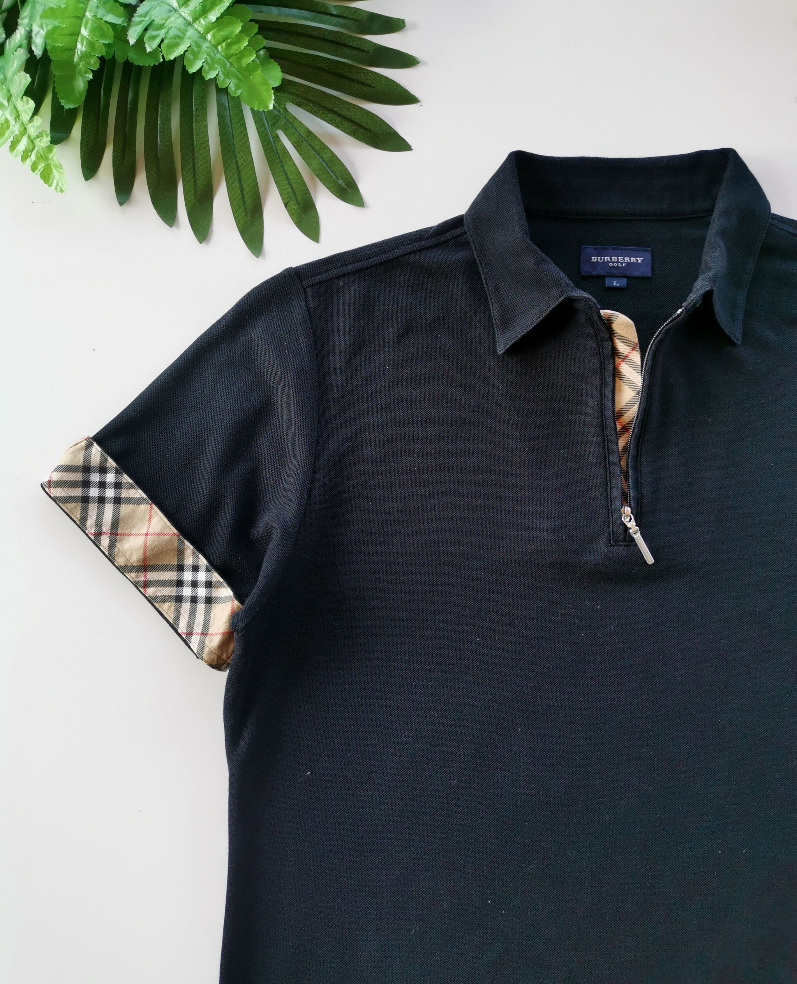 Burberry Burberry Nova Check Polo Shirt Size L / US 10 / IT 46 - 3 Thumbnail