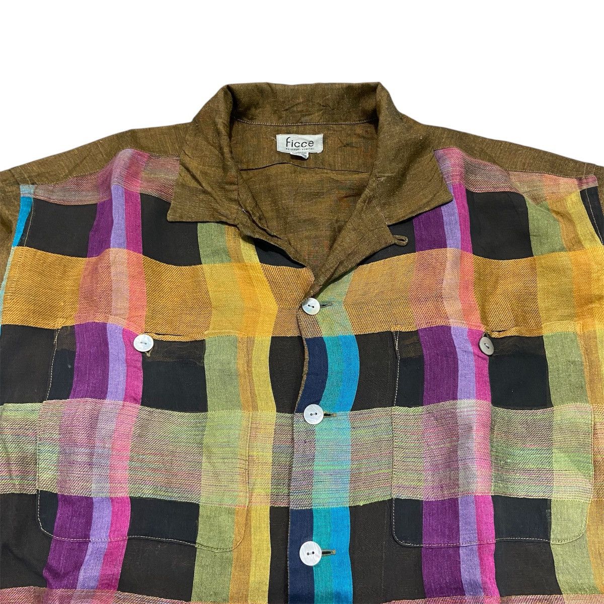 Yoshiyuki Konishi RARE 💥 Vtg FICCE By Yoshiyuki Konishi Shirt Size US M / EU 48-50 / 2 - 4 Thumbnail