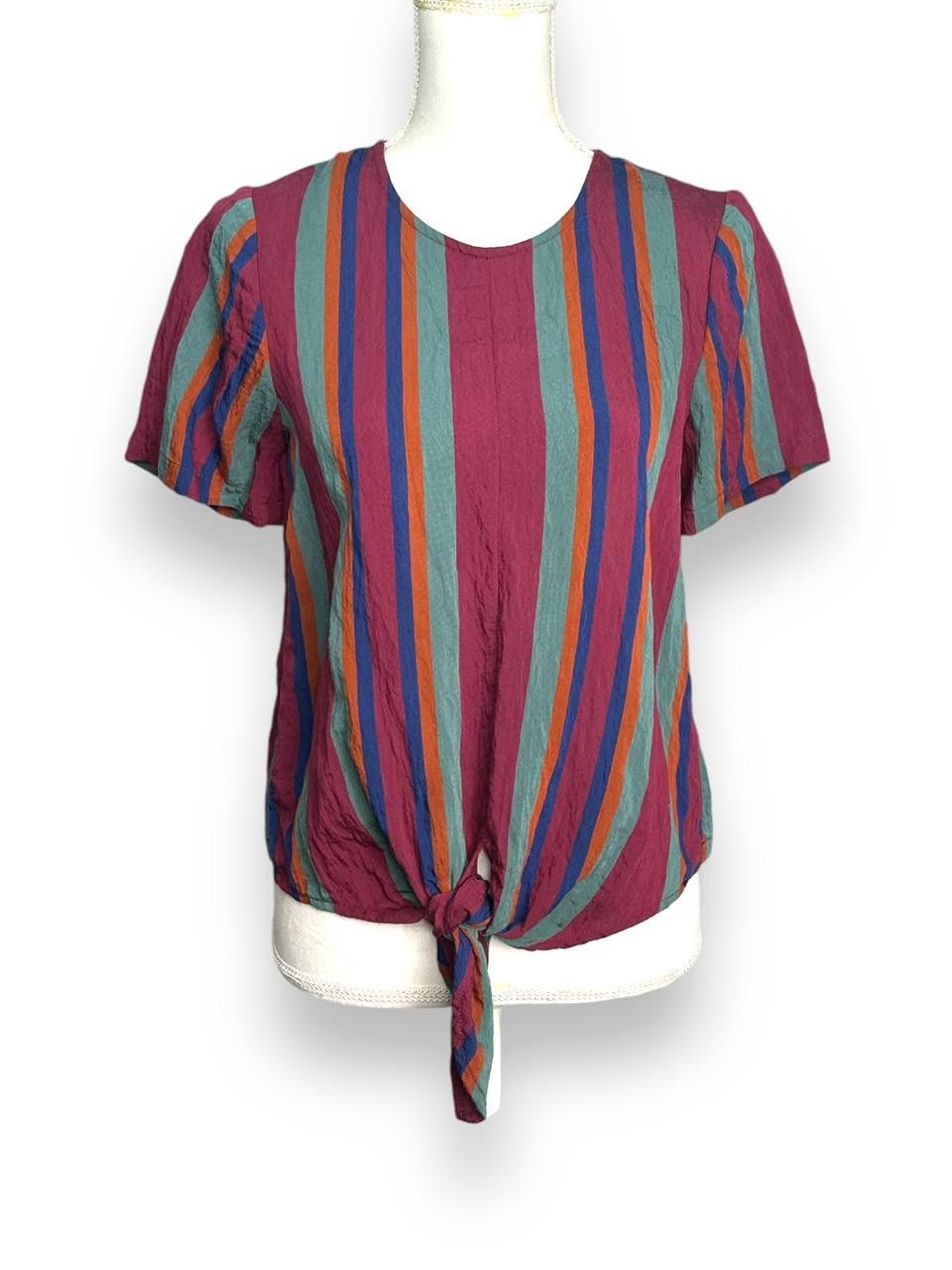 Madewell Madewell Colorful Knotted Top XS Size XS / US 0-2 / IT 36-38 - 1 Thumbnail