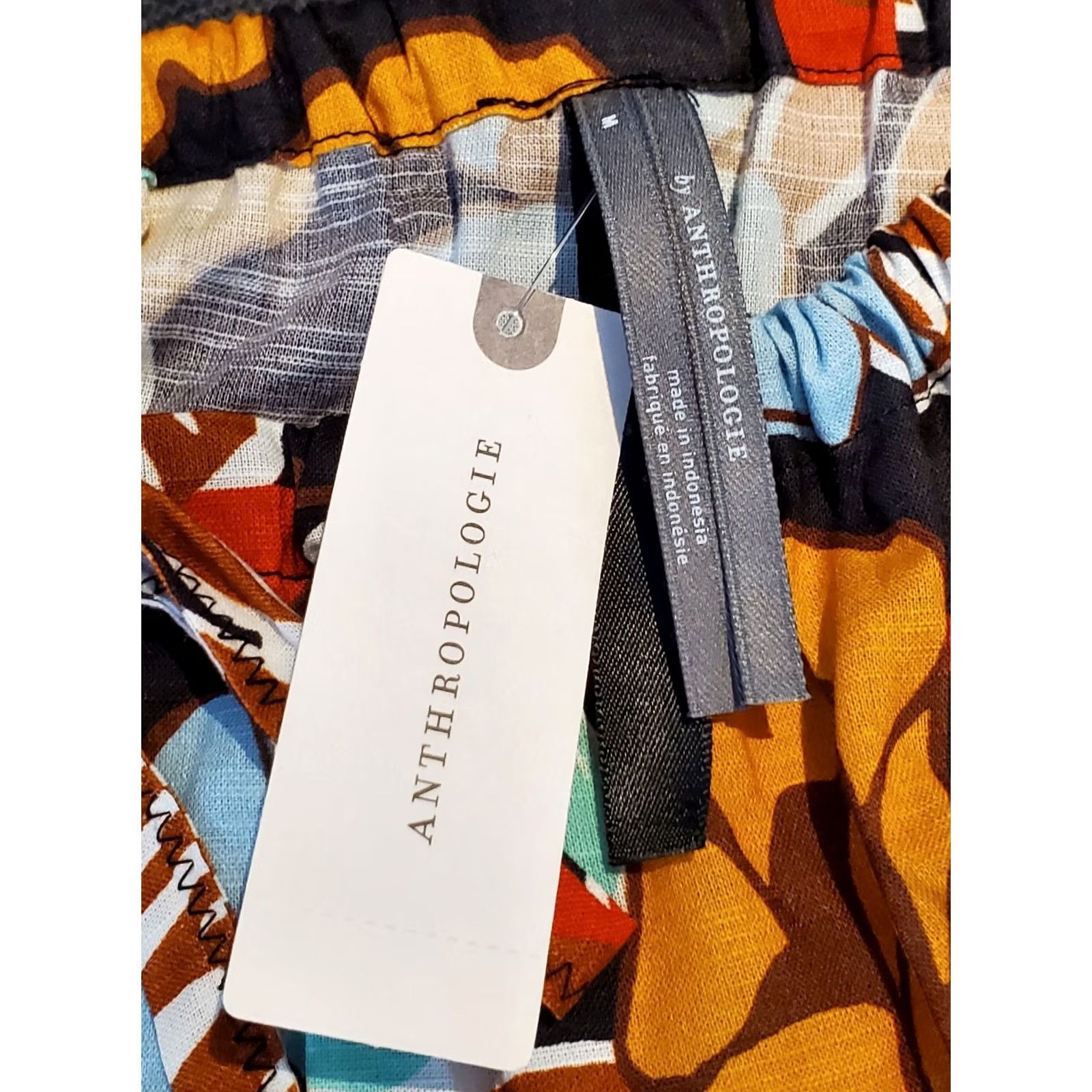 Anthropologie Anthropologie Maxi Dress Tropical Floral Women's M New Denyse Tiered Cover Up Sleeveless Pullover Hand Wash Cotton Black Multicolor Womens Size M / US 6-8 / IT 42-44 - 7 Thumbnail