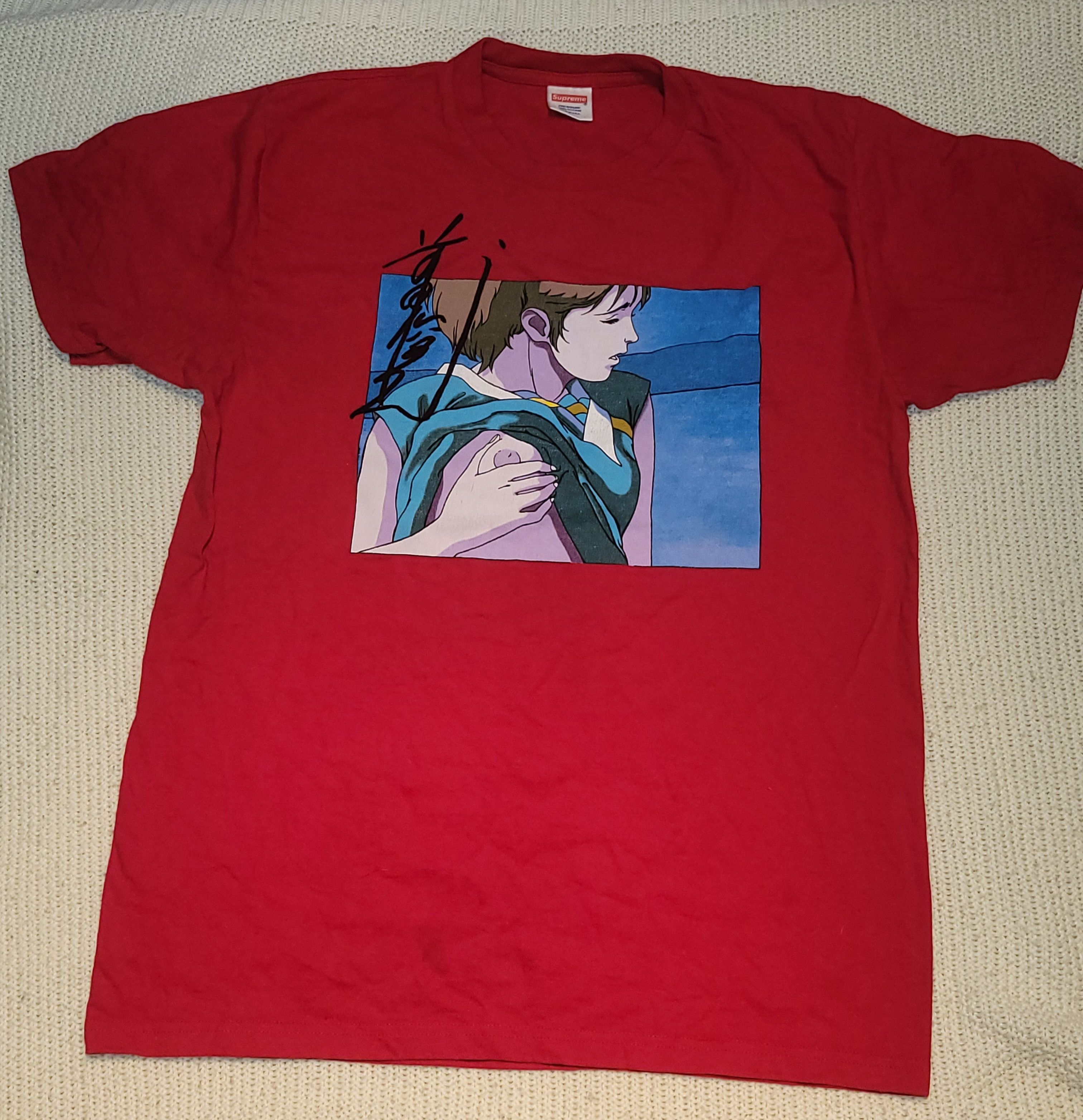 Supreme Supreme x Toshio Maeda Red "Touch" T Shirt Size US L / EU 52-54 / 3 - 2 Thumbnail