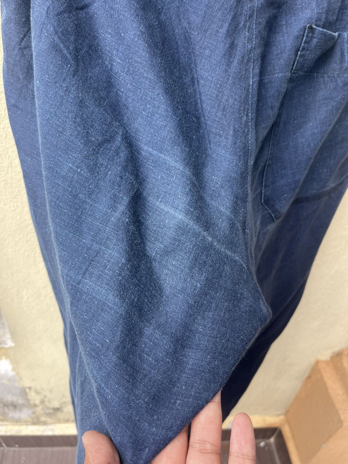 Yohji Yamamoto Ss93 yyph indigo linen Size US 32 / EU 48 - 3 Thumbnail