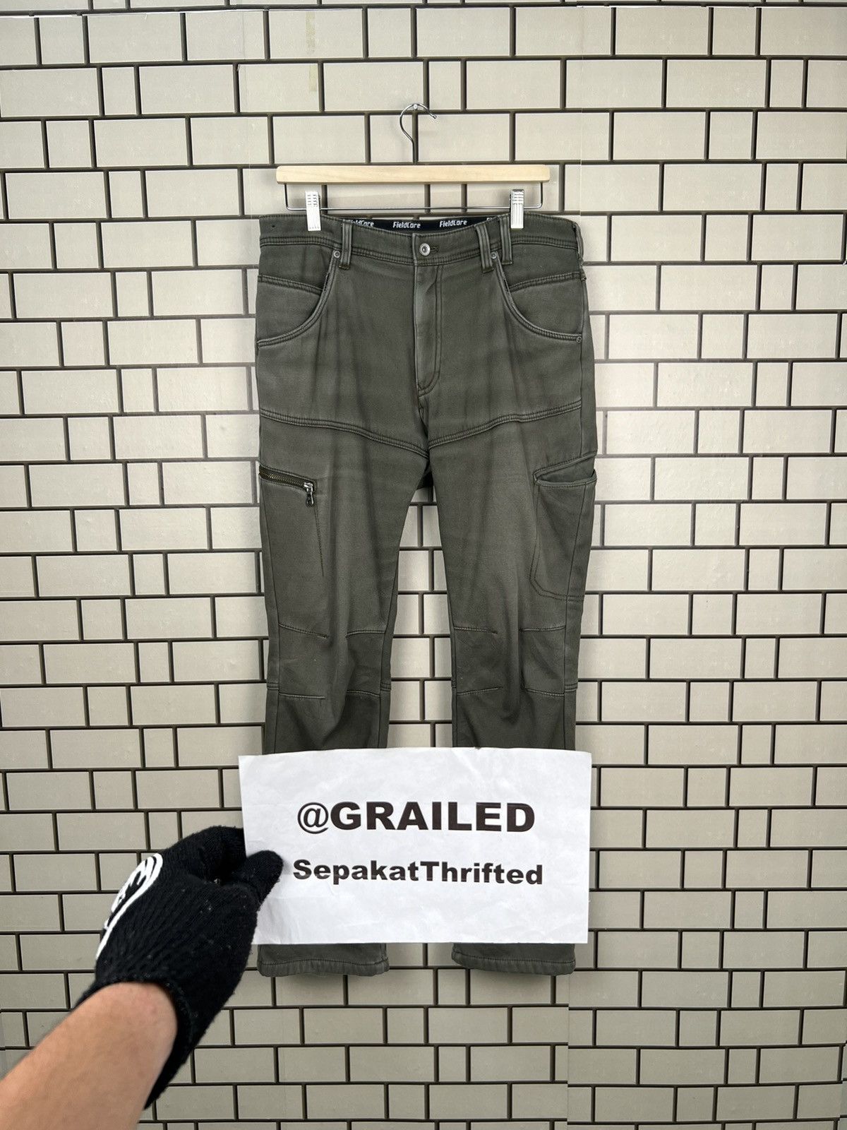 Japanese Brand Field Core Multy Pocket Zipper Cargo Pants Size US 34 / EU 50 - 22 Thumbnail