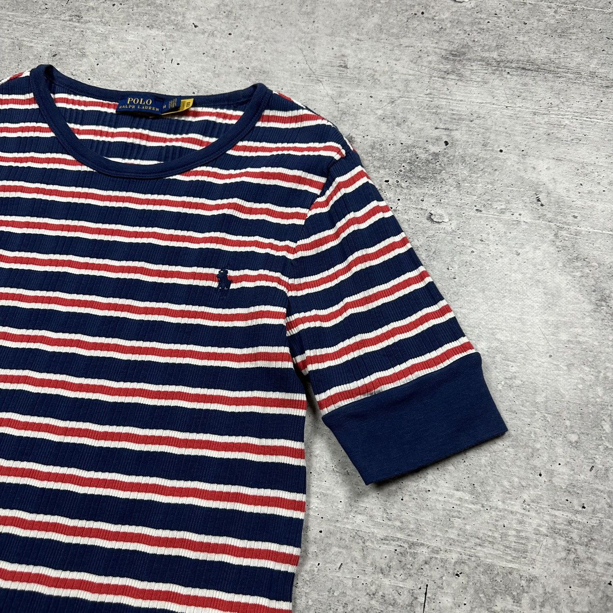 Polo Ralph Lauren Polo Ralph Lauren Slim Fit Logo Striped T-shirt Women’s Size M / US 6-8 / IT 42-44 - 3 Thumbnail