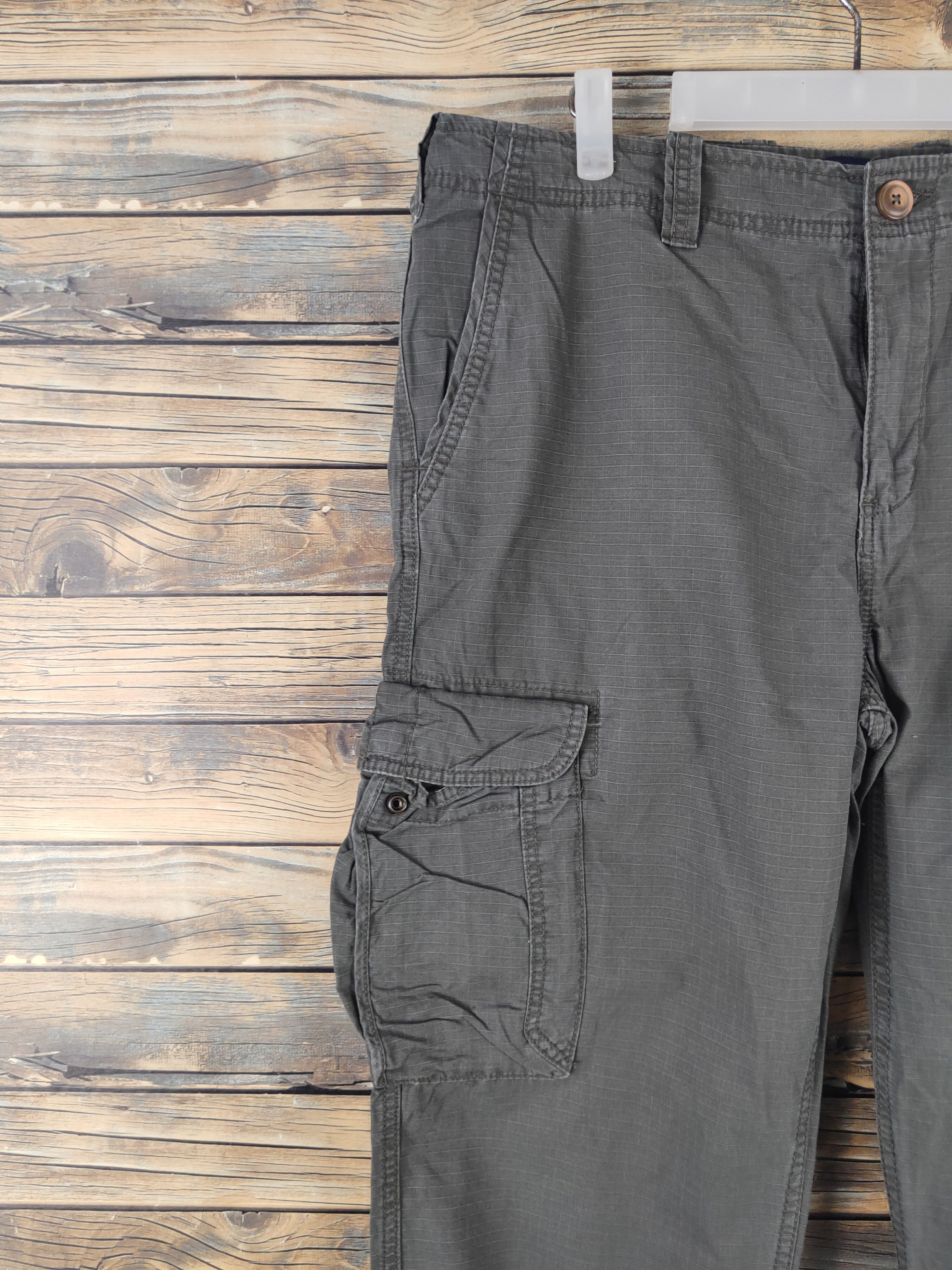 Gap DL Gap Dark Olive Multipocket Cargo Pants #2118 Size US 36 / EU 52 - 3 Thumbnail