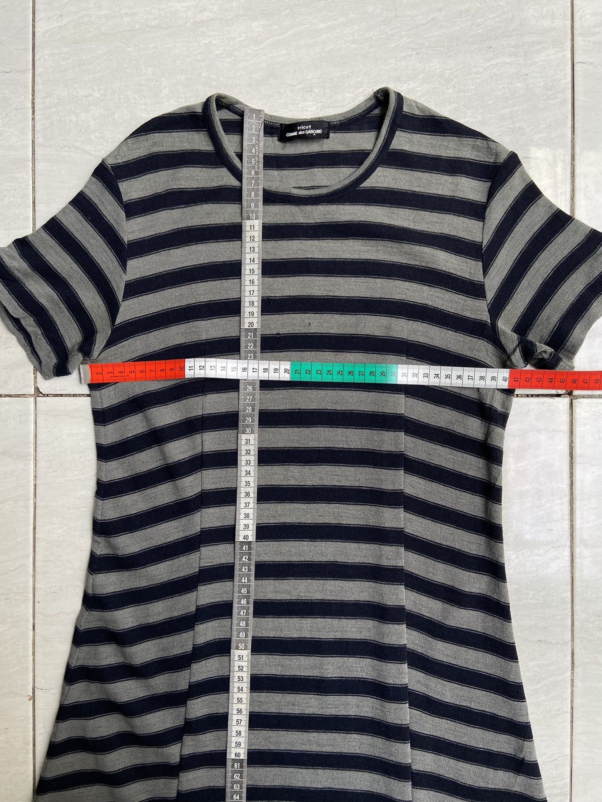Tricot Comme des Garcons TRICOT COMME Des GARCONS Striped Knit Dress Size XS / US 0-2 / IT 36-38 - 8 Thumbnail