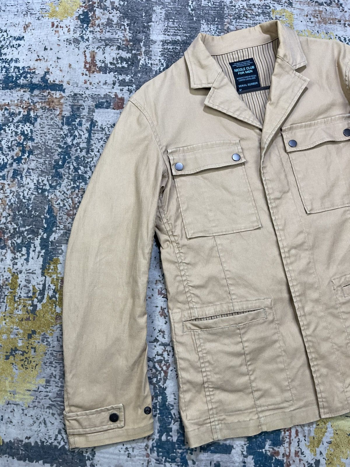 Nicole Club Nicole Club For Men Utility Safari Field Jacket Size US S / EU 44-46 / 1 - 2 Thumbnail