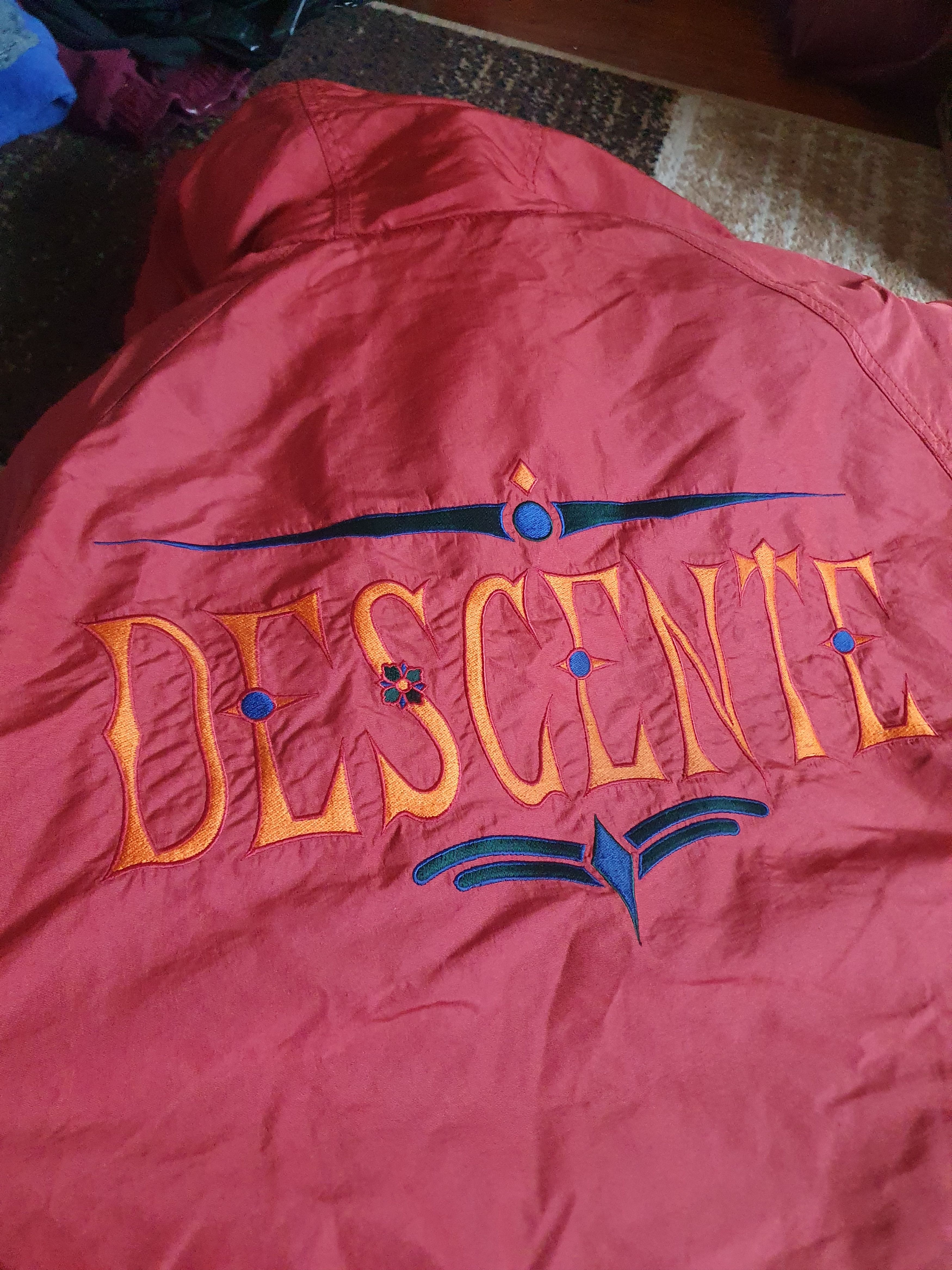 Descente Vtg fleece lined Jacket Made in Hong Kong sz XL
