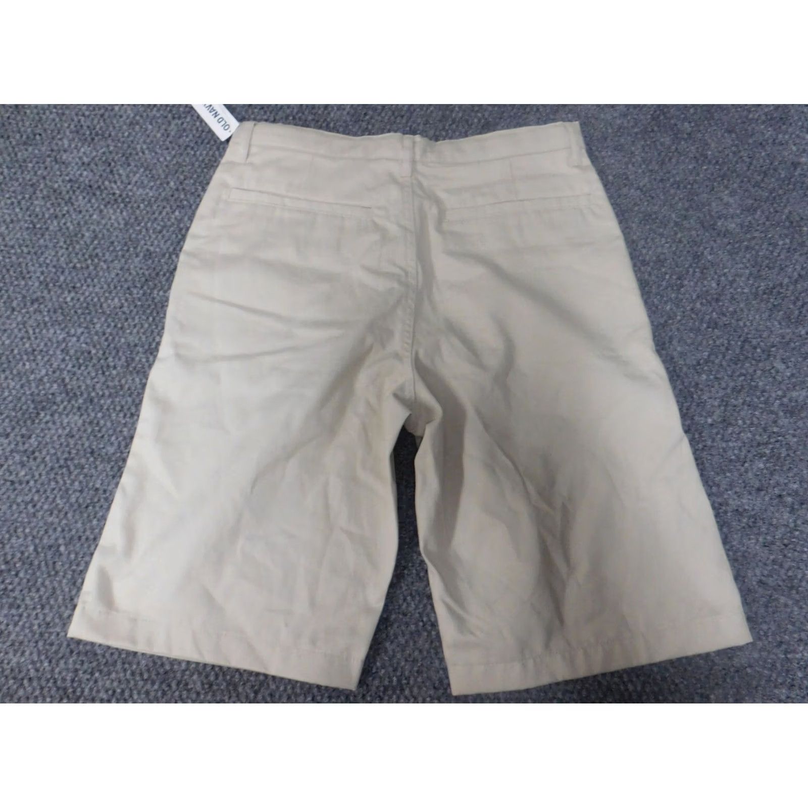 Old Navy Old Navy Shorts 16 Beige Chino Everyday Short Juniors Women's Classic Casual Knit Cotton Blend Zipper Front Mid Rise Flat Front Summer Walking NWT Size 28" / US 6 / IT 42 - 7 Thumbnail