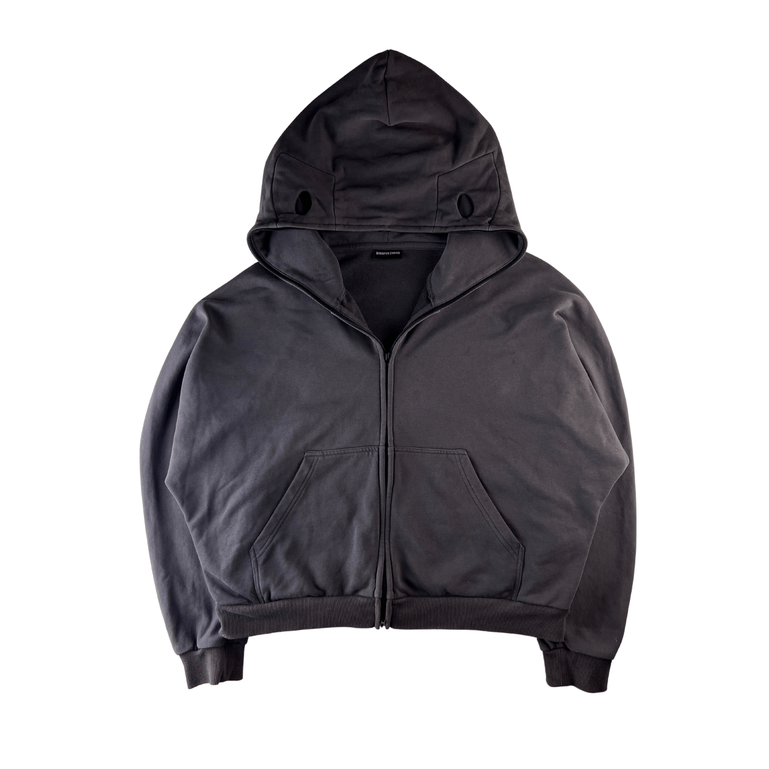 Dingyun Zhang Dingyun Zhang TN1 Grey Purple Zip Hoodie Size US XL / EU 56 / 4 - 2 Thumbnail
