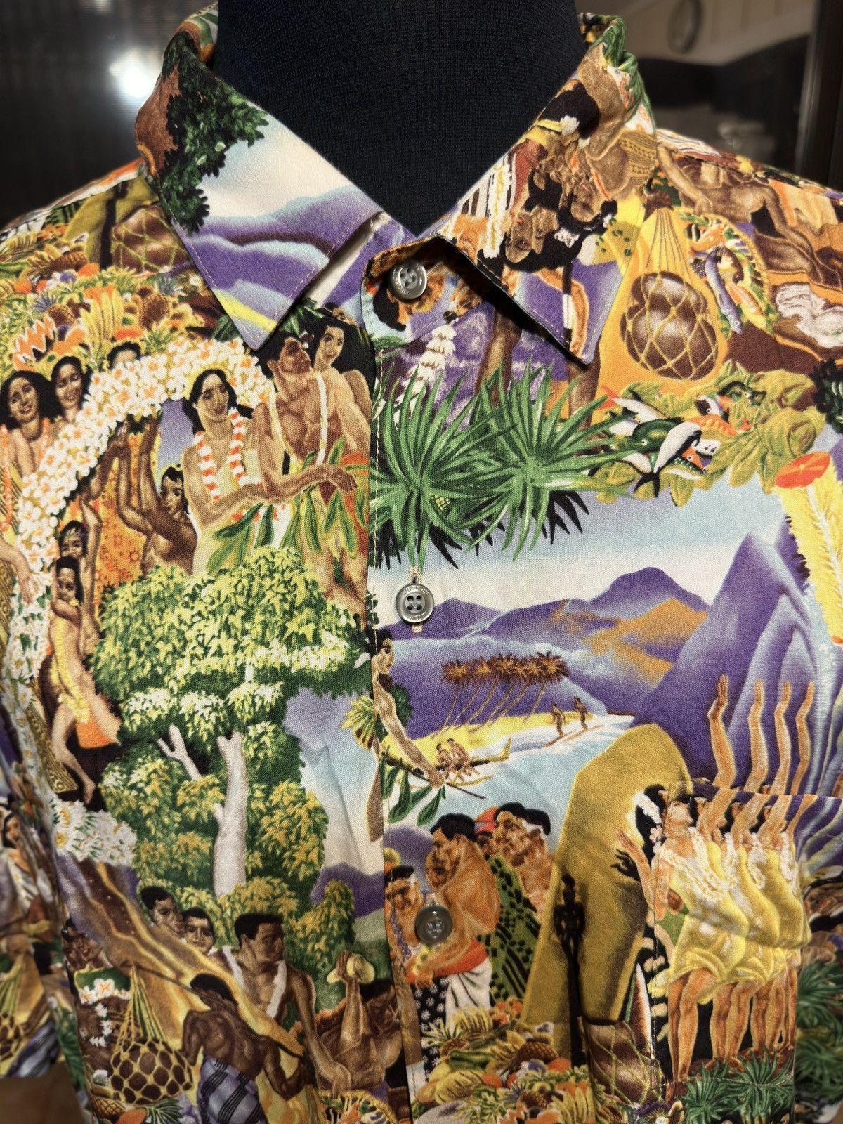 Tori Richard PreOwned Tori Richard Multicolored Hawaiian Print Men's 2XL Size US XXL / EU 58 / 5 - 3 Thumbnail
