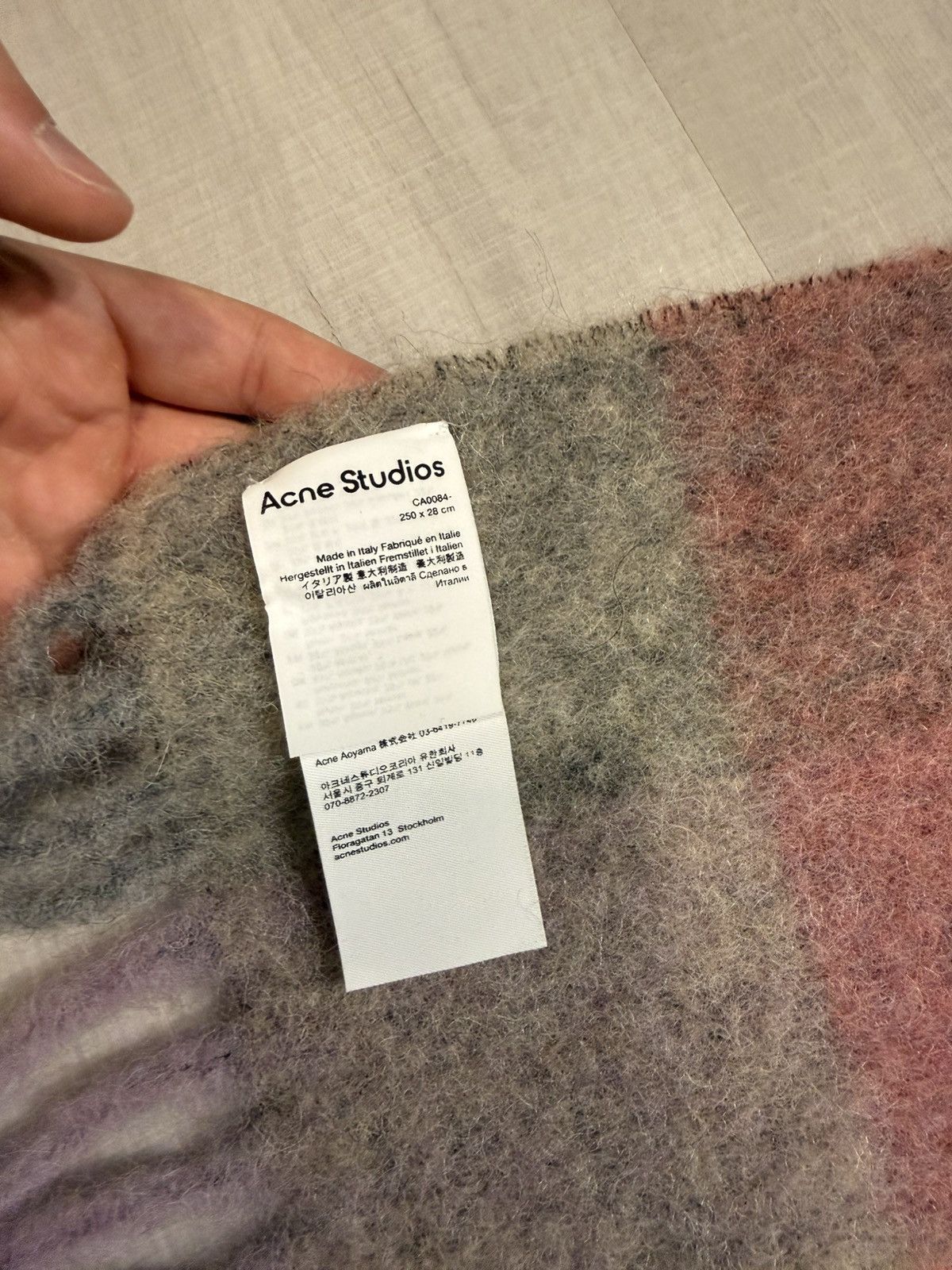 Acne Studios Acne Studios Scarf Size ONE SIZE - 3 Thumbnail