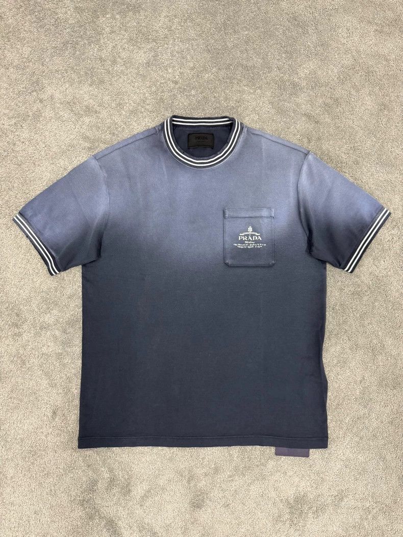 Prada Prada Gradient Logo Pocket Short Sleeve - dmc Size US L / EU 52-54 / 3 - 1 Thumbnail