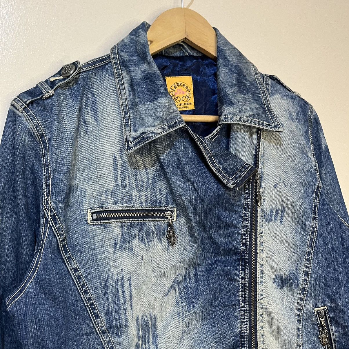 A&G Rock Rare A&G Amal Guessous x Sex Pistols Biker Denim Jacket Size US L / EU 52-54 / 3 - 2 Thumbnail