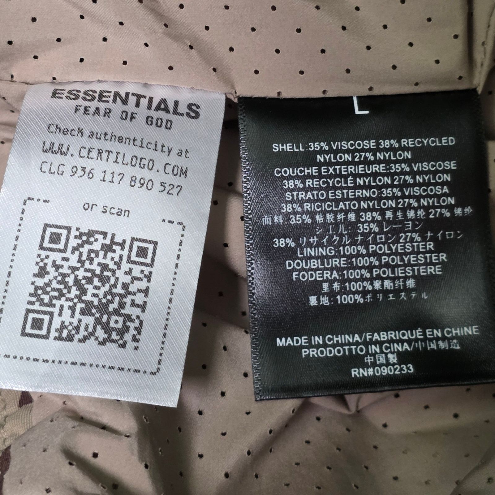 Essentials Fear of God Military Camouflage Nylon Field Pants Men L Size US 34 / EU 50 - 5 Thumbnail