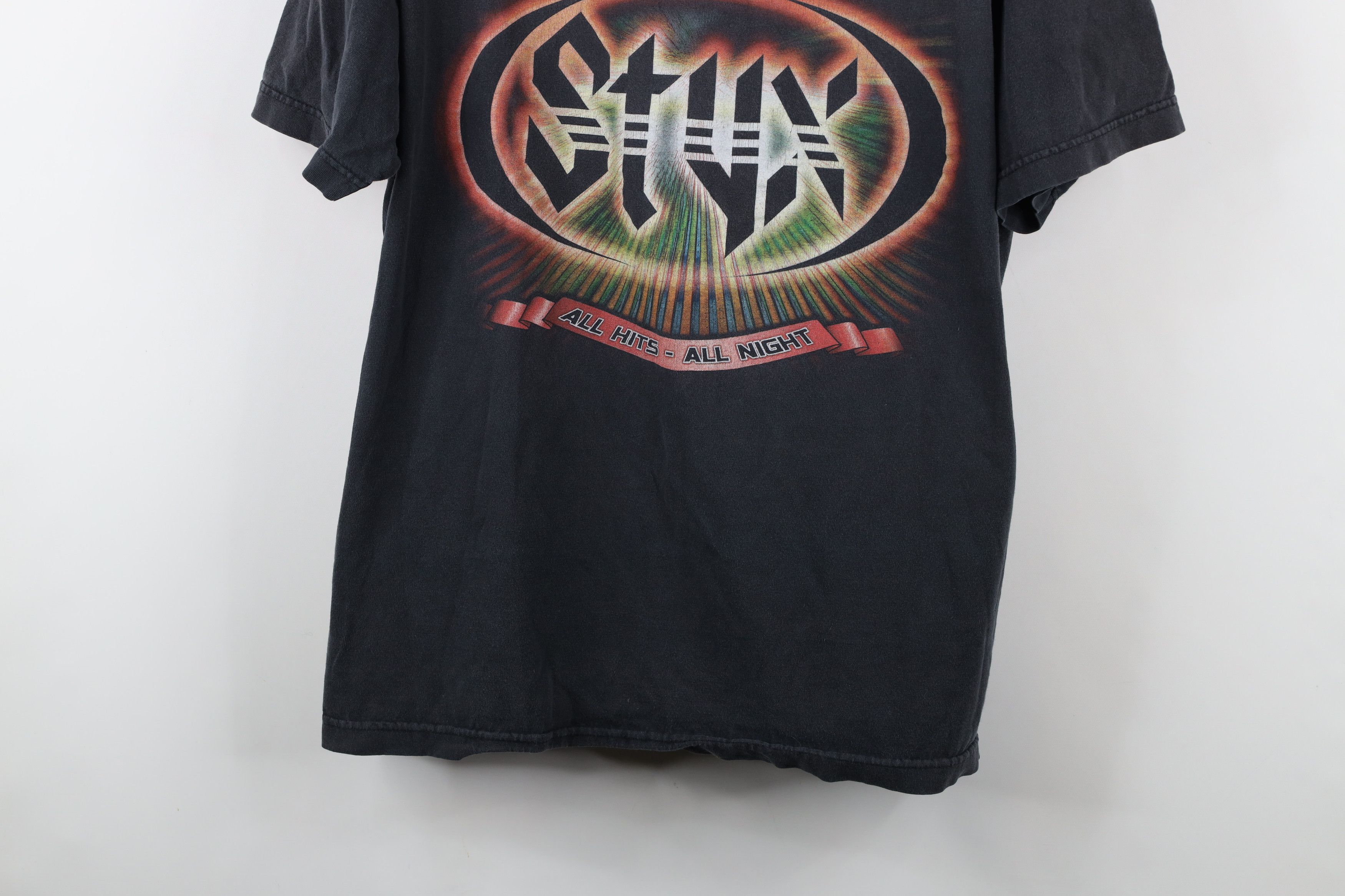 Vintage Vintage Y2K 2009 Stop Rockin All Hits Tour Styx Band T-Shirt Size US XL / EU 56 / 4 - 3 Thumbnail