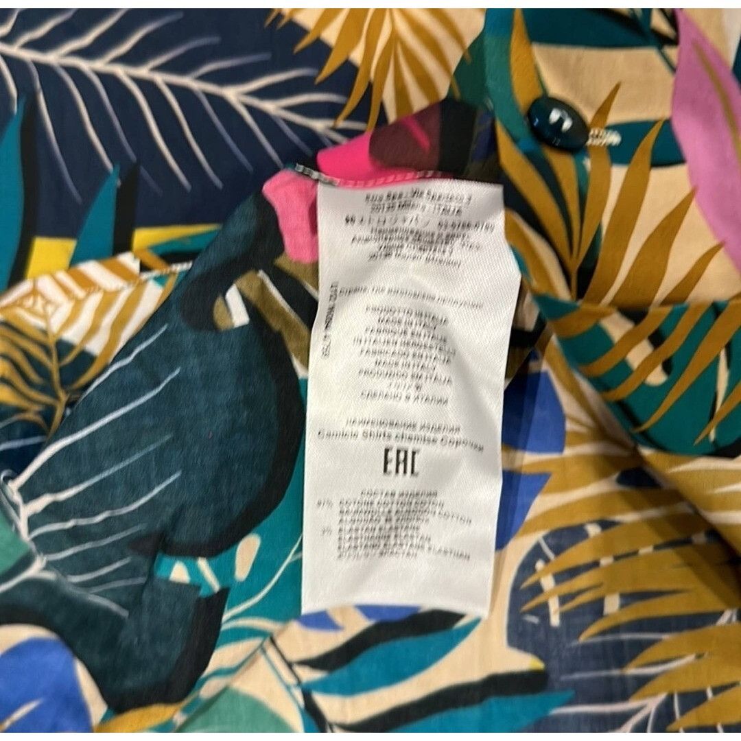 Etro ETRO Milano Mens Shirt 45 XXL Floral Tropical Button Down Bl Size US XXL / EU 58 / 5 - 5 Thumbnail