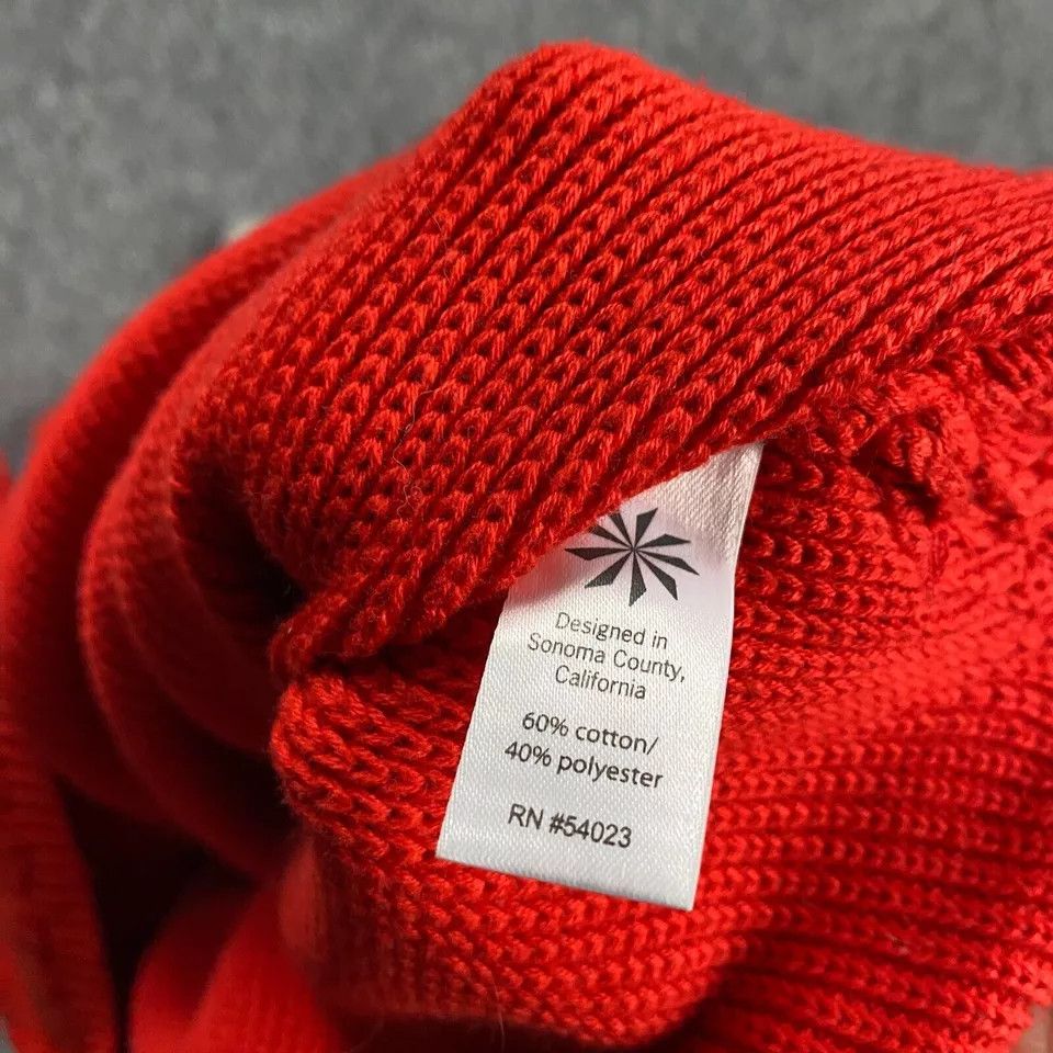 Athleta Athleta Sweater Women's Small Red Round Neck Tunic Knit Size S / US 4 / IT 40 - 6 Thumbnail