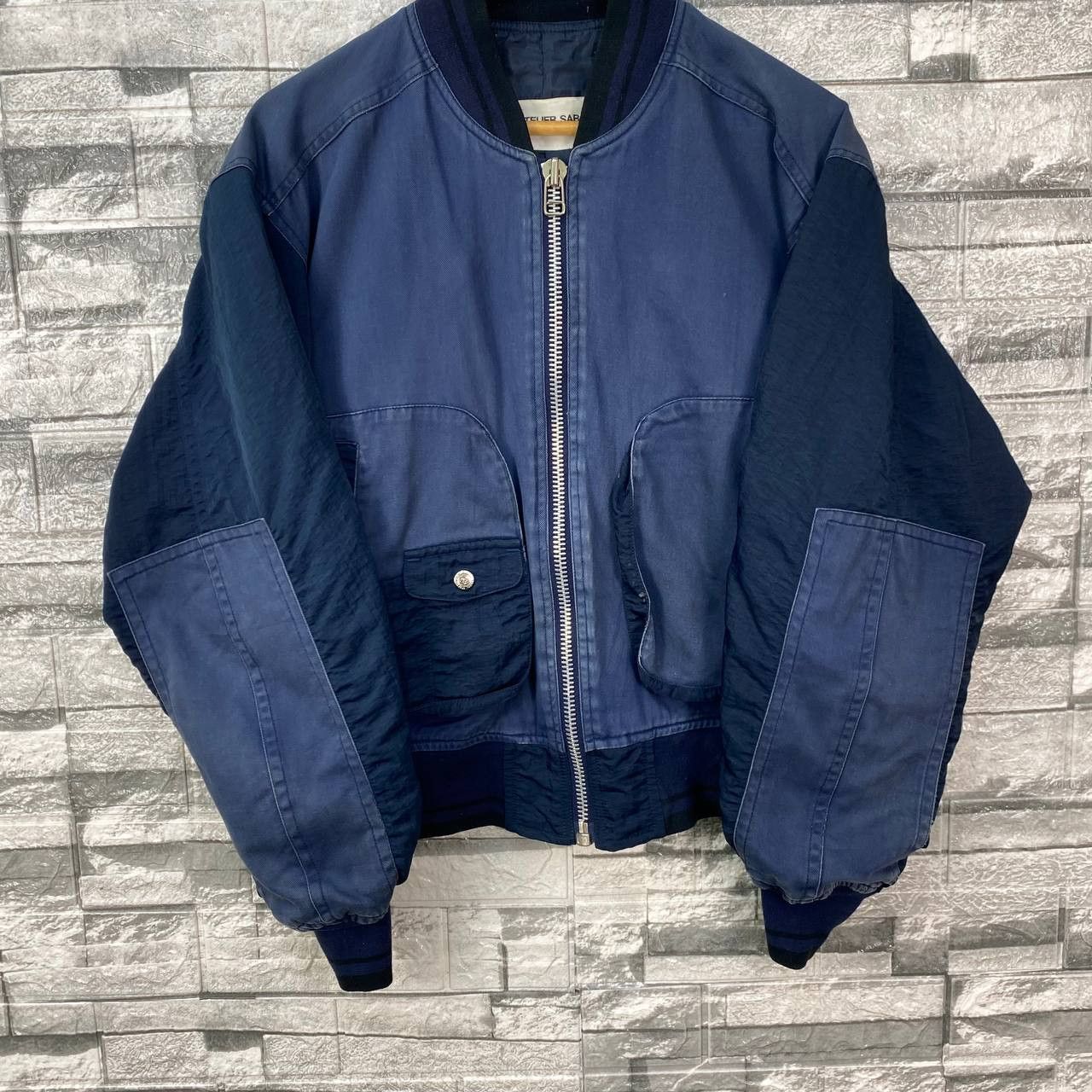 Japanese Brand YS FOR MEN ATELIER SAB FOR MEN BOMBER JACKET EMBROIDERED Size US M / EU 48-50 / 2 - 4 Thumbnail