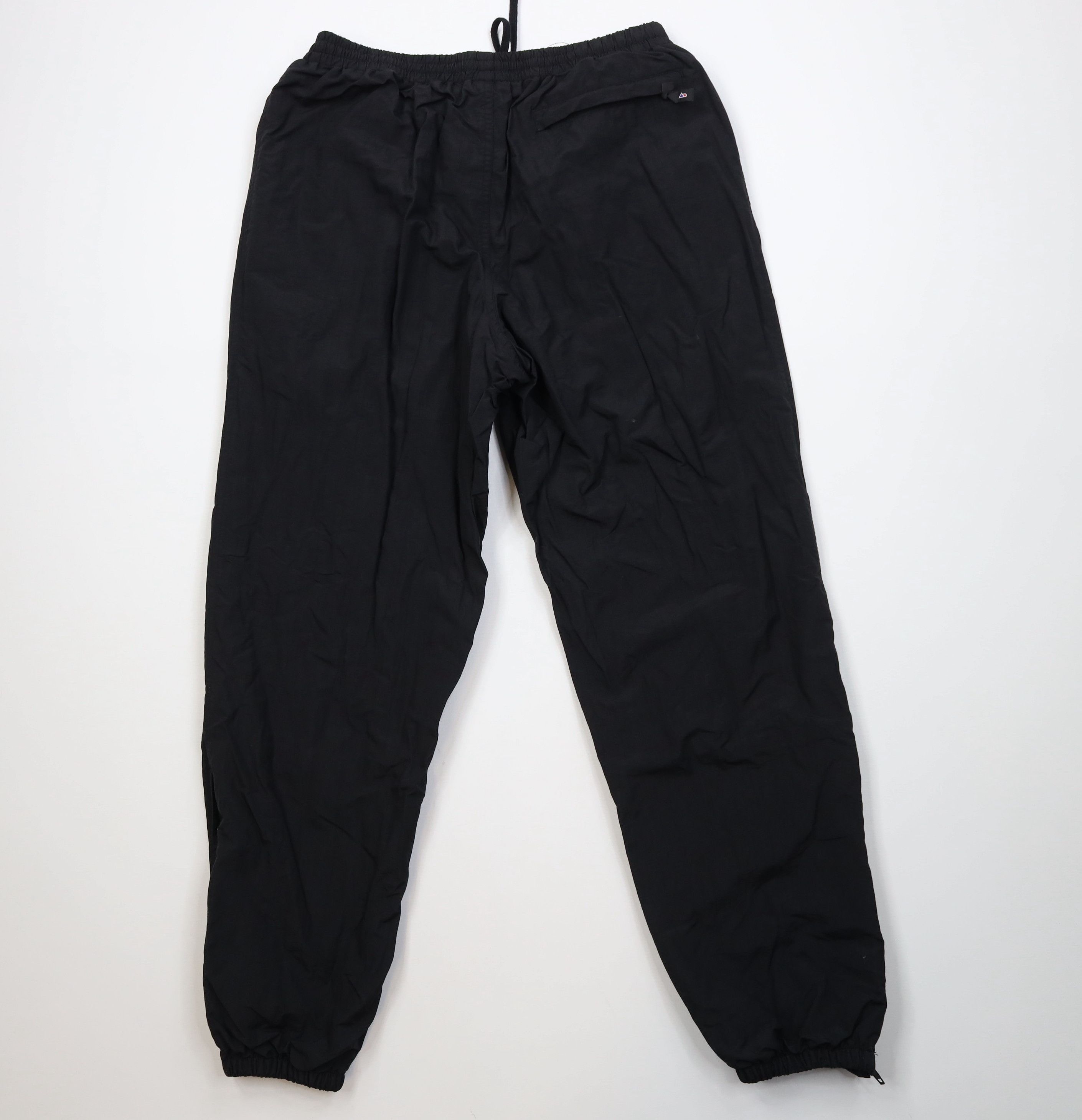 Vintage Vintage 90s Streetwear Lined Windbreaker Joggers Pants Black Size US 36 / EU 52 - 9 Thumbnail
