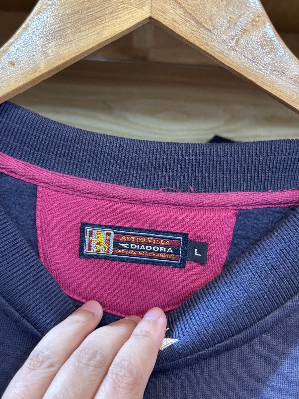 Vintage Aston Villa 2000-01 x Diadora Crewneck