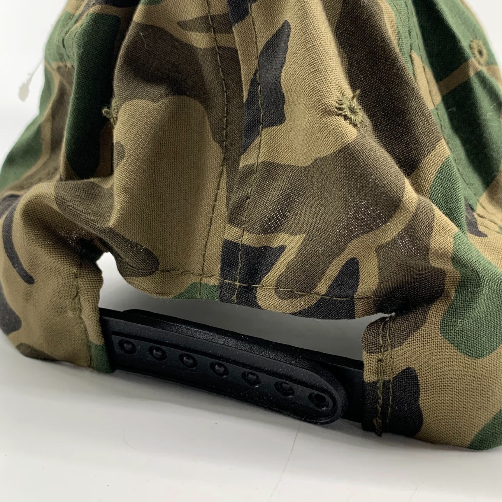 Vintage Signatures Men’s Green Camouflage Adjustable Snapback Hat - Bad To The Bone, Casual, Hunting, 1 Size, Green, Men, Snapback, Adjustable, Hat Size ONE SIZE - 3 Thumbnail