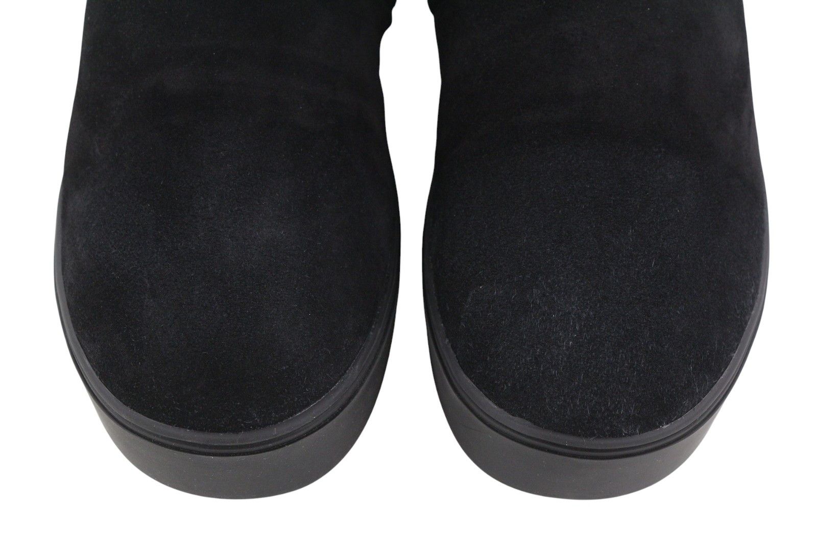 Chiara Ferragni ANKLE EYELIKE BLACK SUEDE EU38 Fleece Boots 87735 Size US 7 / IT 37 - 5 Thumbnail