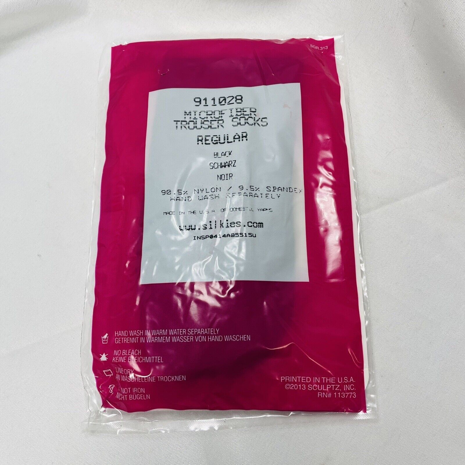 Other Silkies 911028 Microfiber Trouser Socks Regular Black Sculpt Size ONE SIZE - 2 Thumbnail