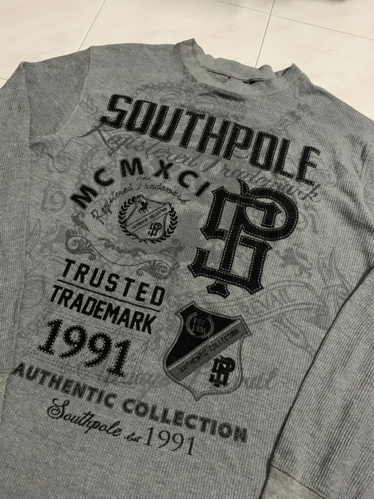 Southpole 2000s Southpole Thermal Waffle Long Sleeve Y2K Goa Lgb Jnco Size US XL / EU 56 / 4 - 3 Thumbnail