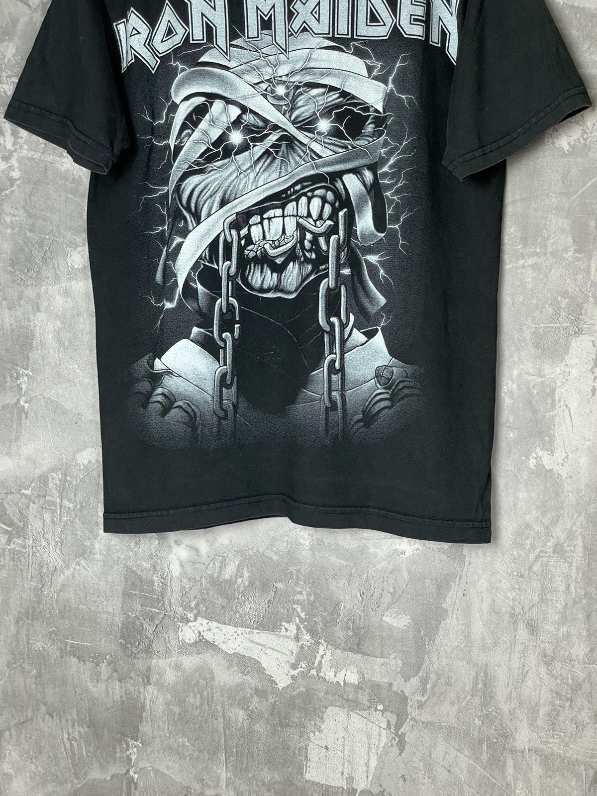 Band Tees × Iron Maiden × Vintage Iron Maiden Killers Vintage Rock Band T-Shirt Tee 90s Size US S / EU 44-46 / 1 - 15 Thumbnail