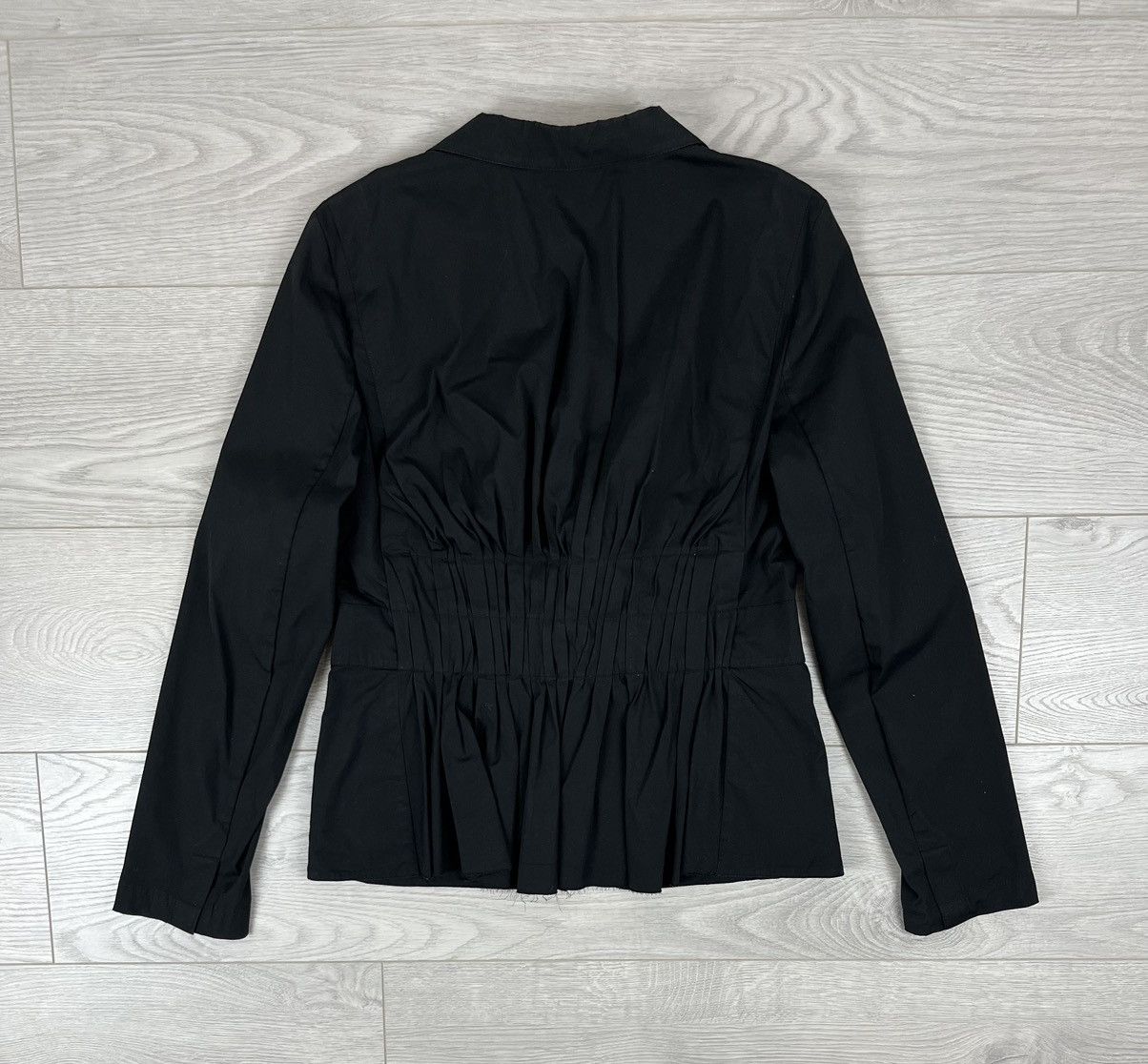 Prada Prada Milano Vintage 00s Black Button Blazer Jacket Size L / US 10 / IT 46 - 6 Thumbnail