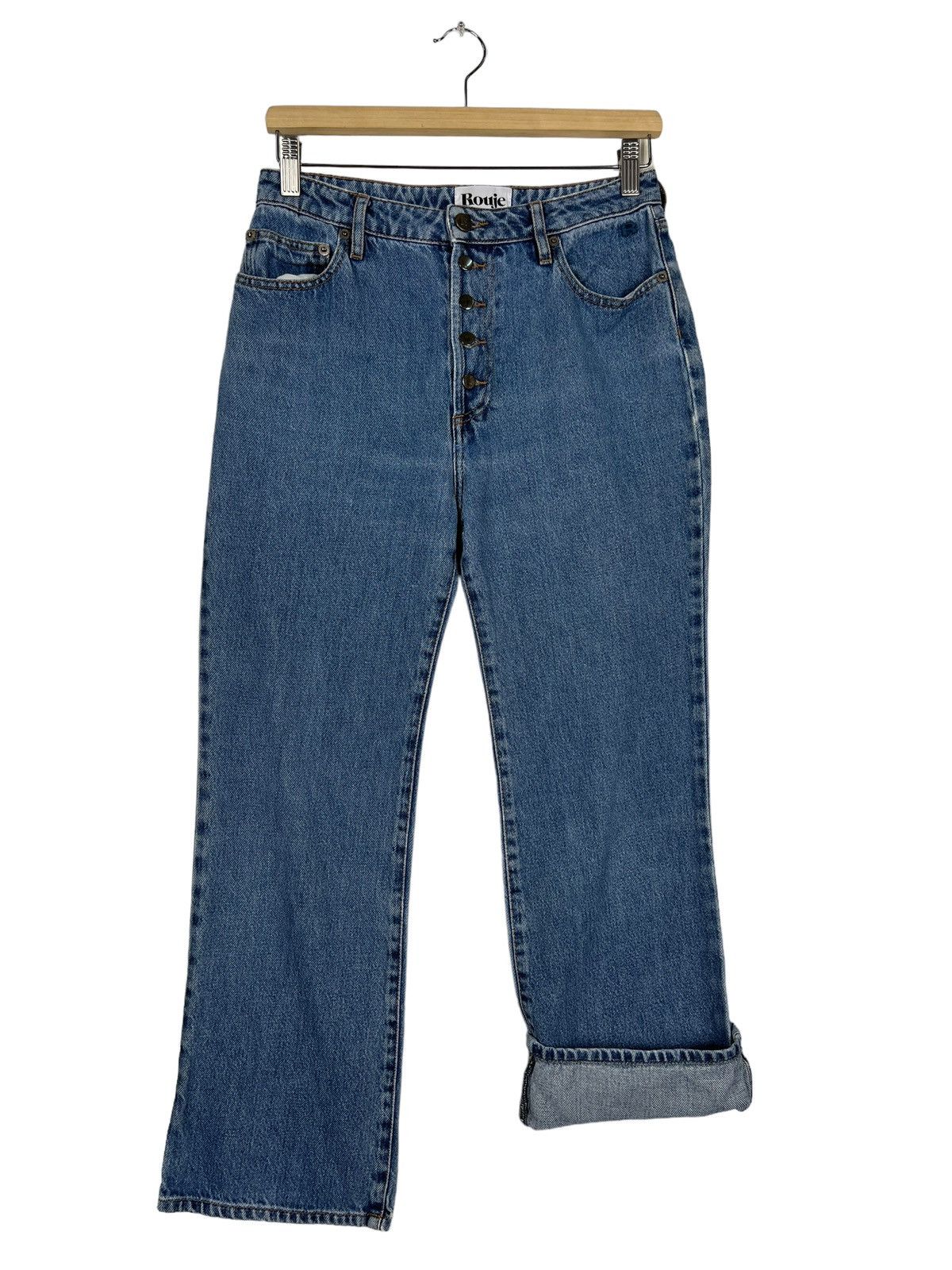 Japanese Brand 🔥 ROUJE PARIS DYED DENIM JEANS Size US 28 / EU 44 - 9 Thumbnail