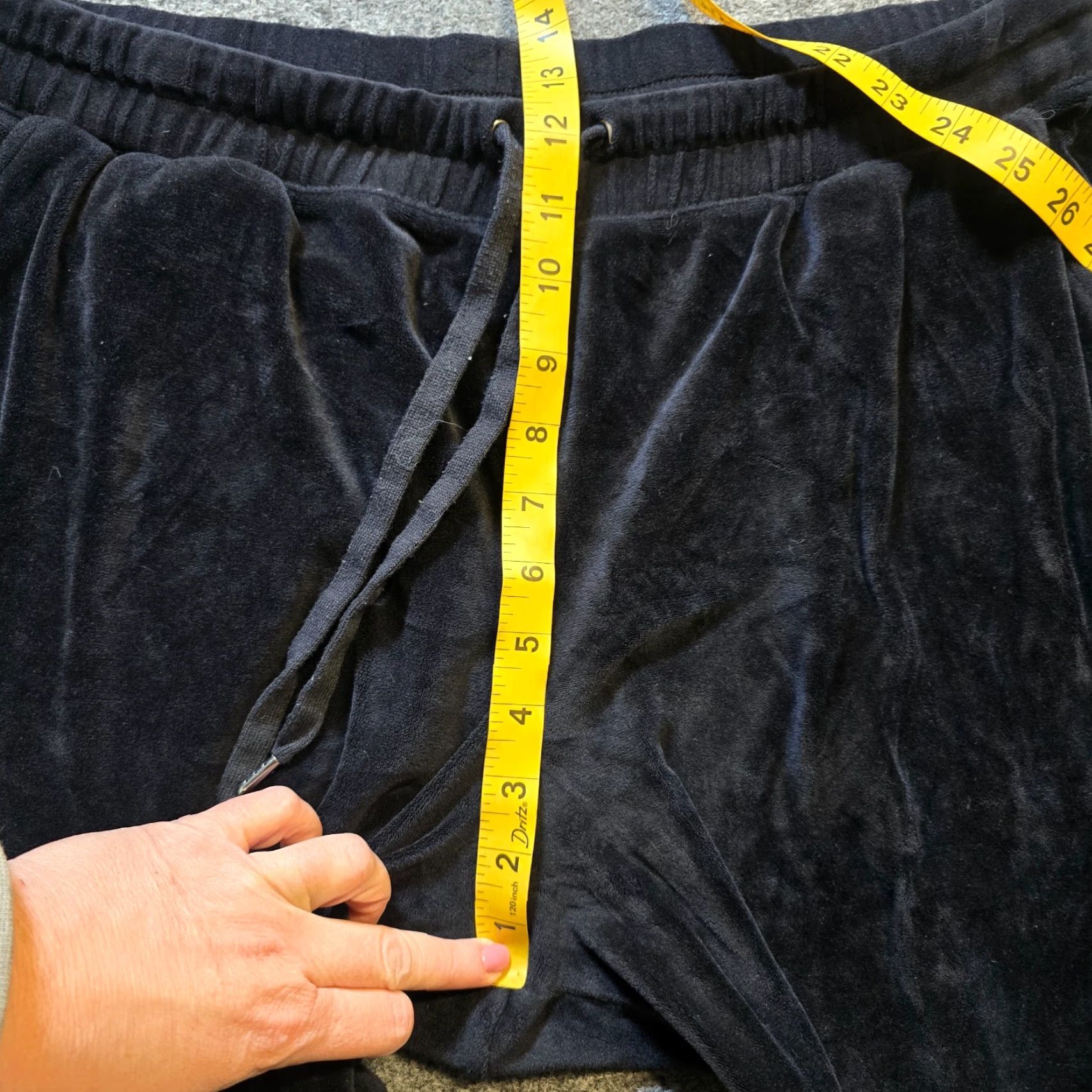 Velour Coolibar Pants Womens Large Black Velour Joggers Pull On UPF Capsule Casual Size 36" / US 14 / IT 50 - 6 Thumbnail