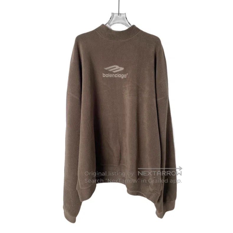 Balenciaga Balenciaga Fleece Sweatshirt Size US S / EU 44-46 / 1 - 1 Thumbnail