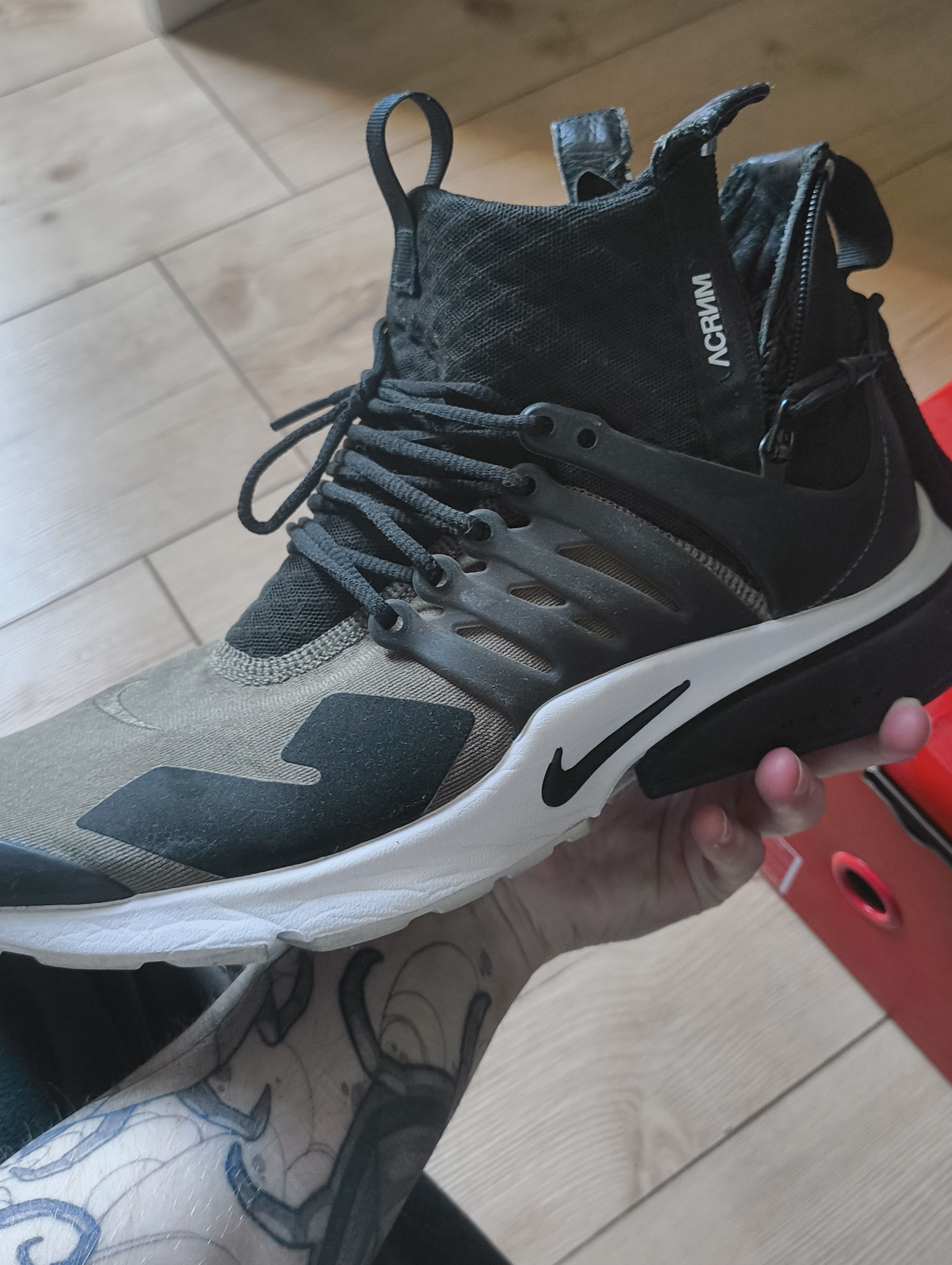 Acronym × Nike Acronym x Nike Presto Olive Black Size M Size US 11.5 / EU 44-45 - 10 Thumbnail