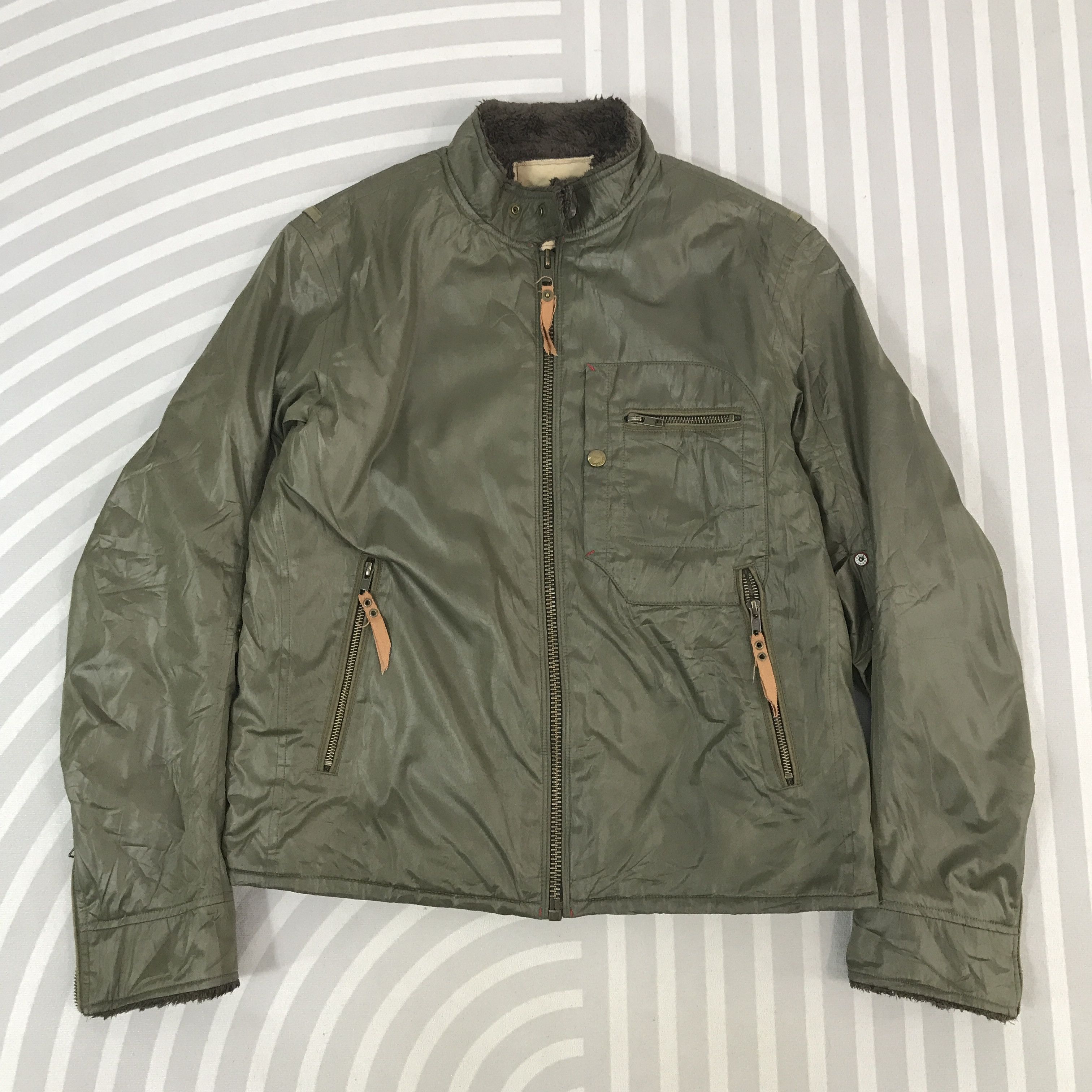 Japanese Brand × Vintage Vintage Ball Biker style design Jacket Size US L / EU 52-54 / 3 - 1 Thumbnail