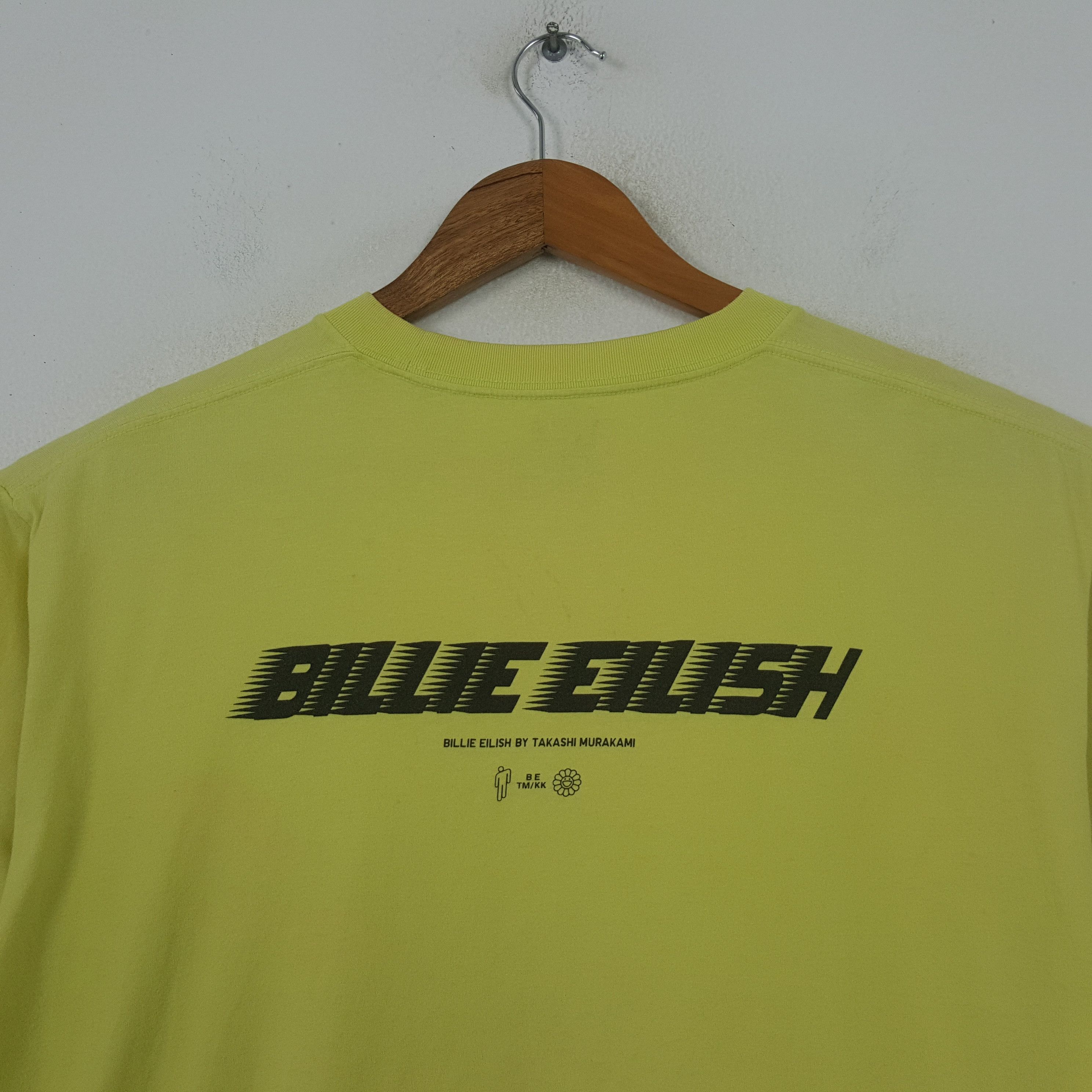 Billie Eilish × Takashi Murakami Vintage Billie Eilish x Takashi Murakami Japan T-shirt RR3 Size US L / EU 52-54 / 3 - 2 Thumbnail