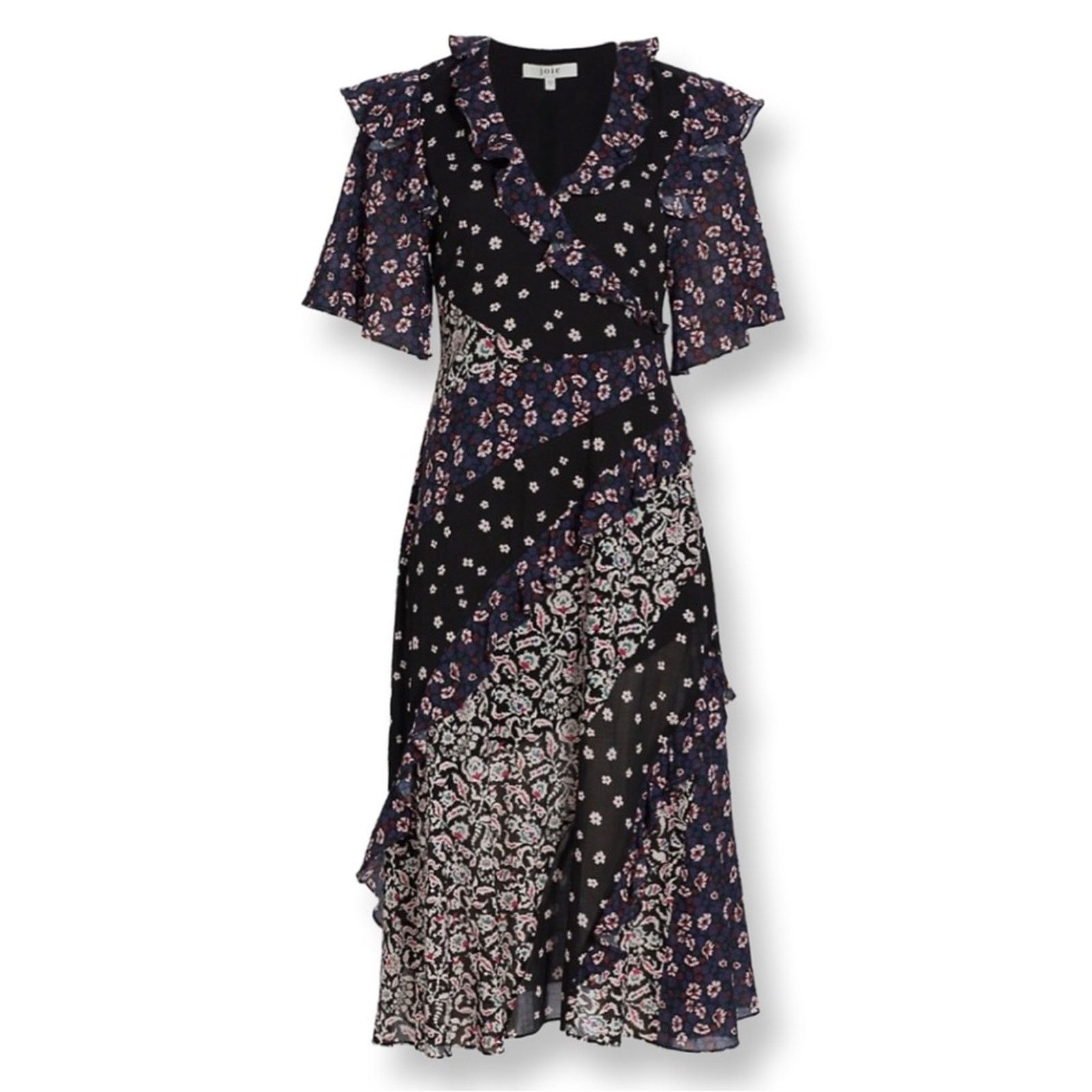 Joie NWT Joie Ambroise Floral Cotton Midi-Dress Size S / US 4 / IT 40 - 3 Thumbnail