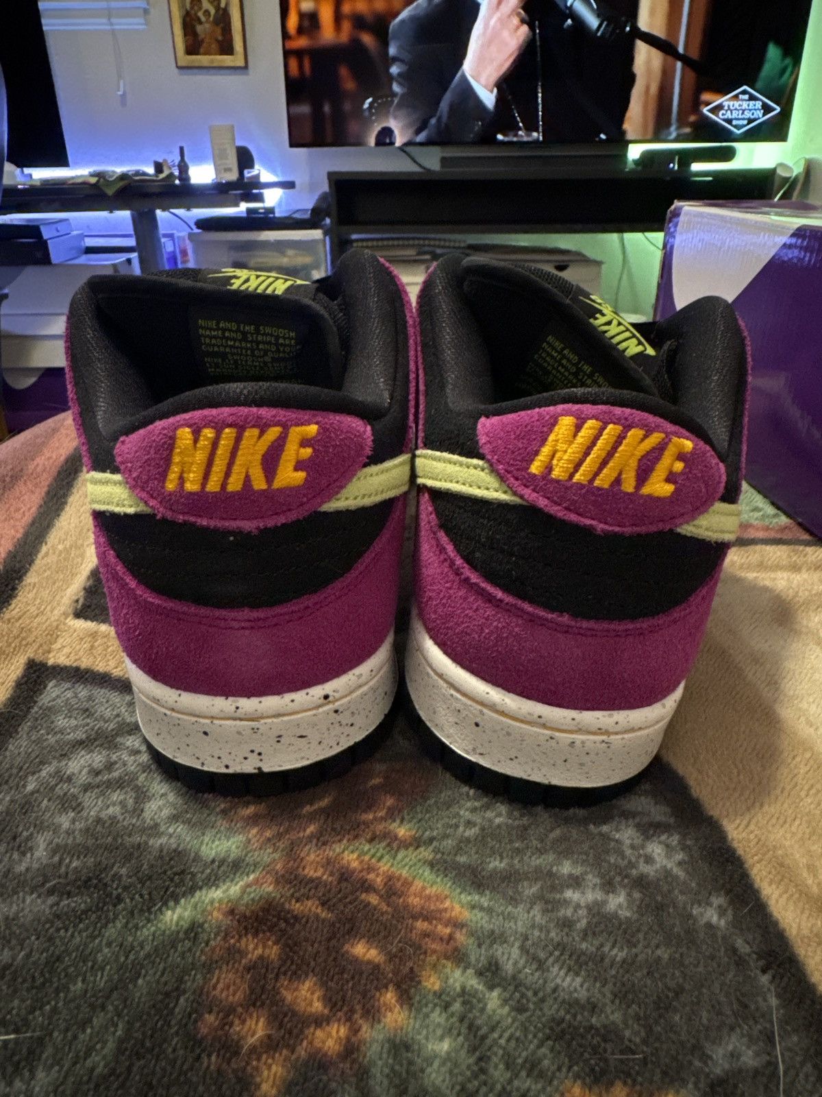 Nike × Nike SB Nike SB Dunk ( ACG Terra Red Plum ) Size US 9 / EU 42 - 4 Thumbnail