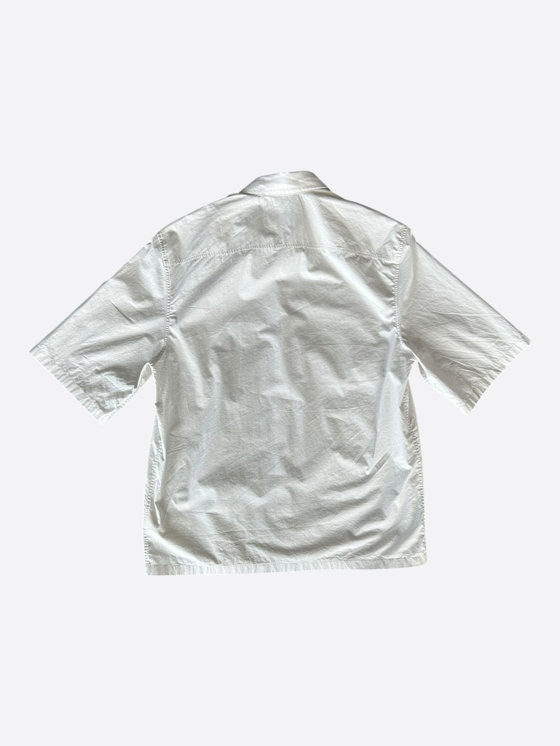 Louis Vuitton Louis Vuitton White & Black Birds Logo Button Up Shirt Size US M / EU 48-50 / 2 - 2 Thumbnail