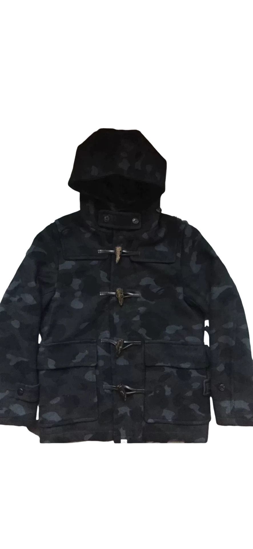 Bape A Bathing Ape Camo Duffle Coat Size M Size US M / EU 48-50 / 2 - 1 Thumbnail